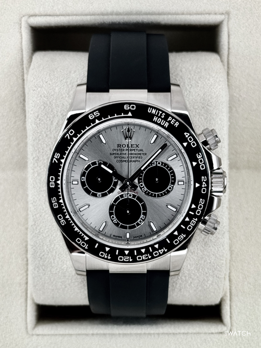 2024 Rolex Daytona "Ghost" 40mm 126519LN White Gold Silver Dial - MyWatchLLC