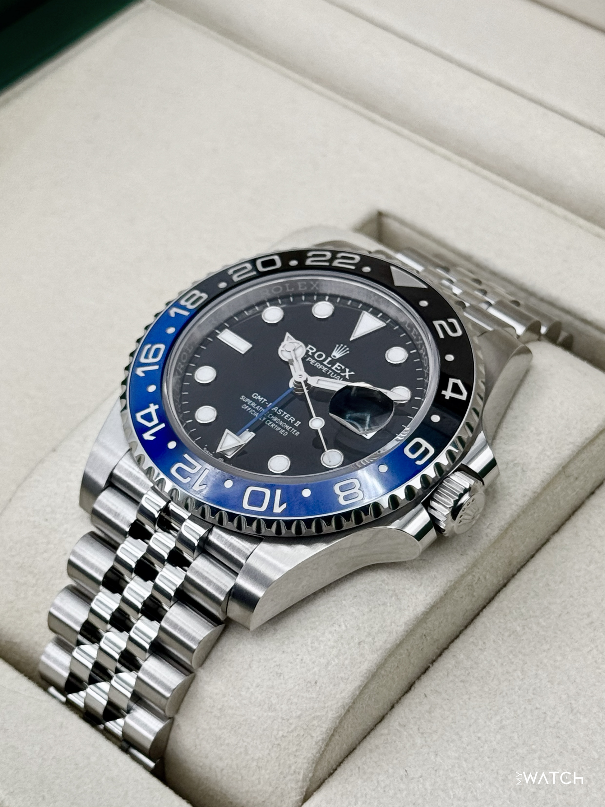 2025 Rolex GMT-Master II "Batgirl" 40mm 126710BLNR Jubilee - MyWatchLLC