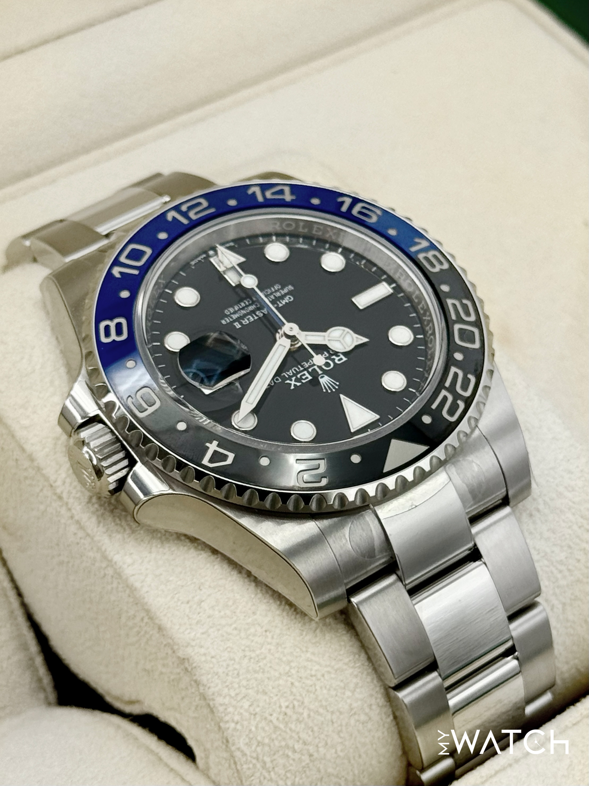 2024 Rolex GMT-Master II "Batman" 40mm 126710BLNR Oyster (STICKERED) - MyWatchLLC