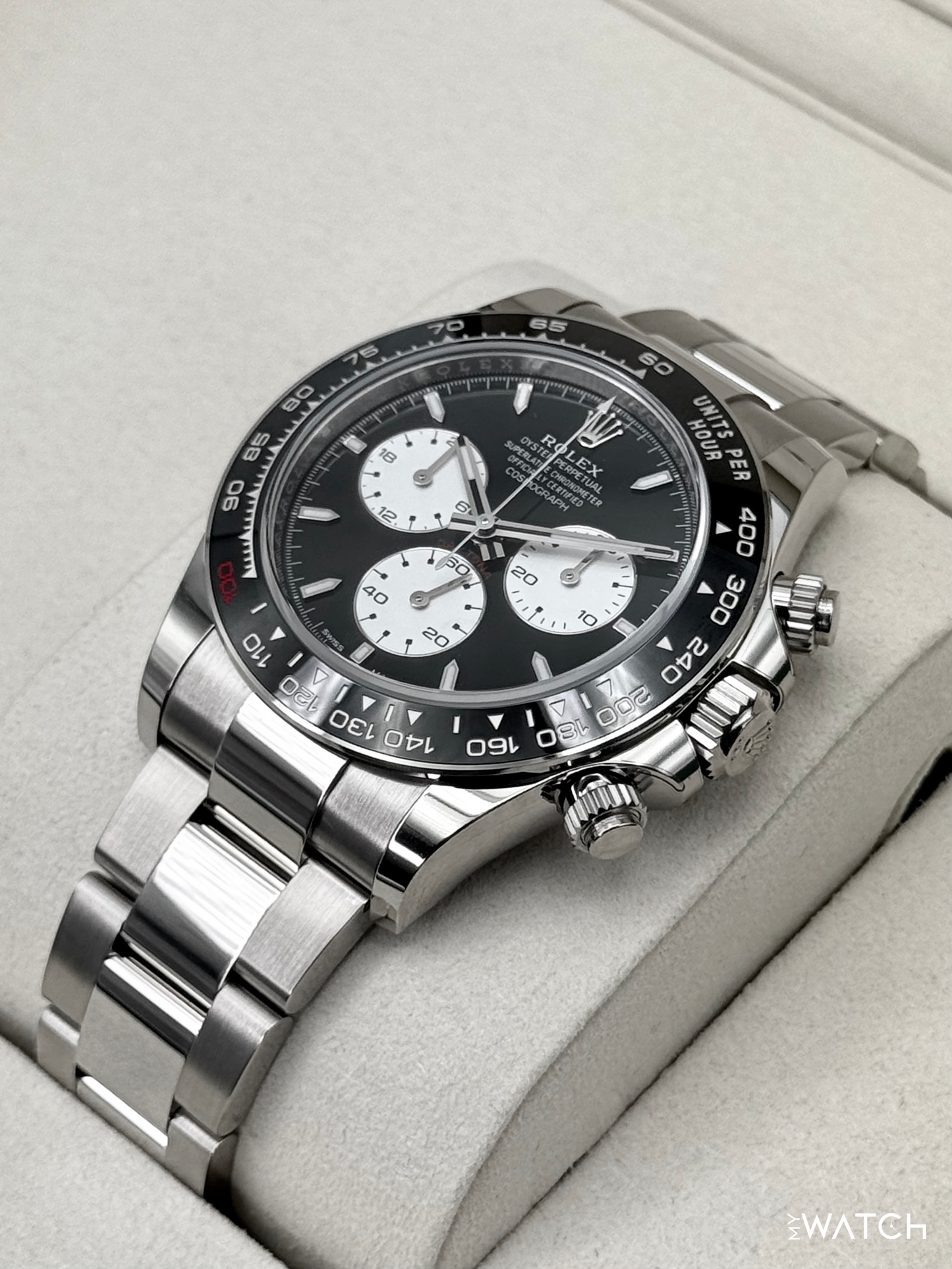 NEW Rolex Daytona "Le Mans" 40mm 126529LN White Gold Black Dial - MyWatchLLC