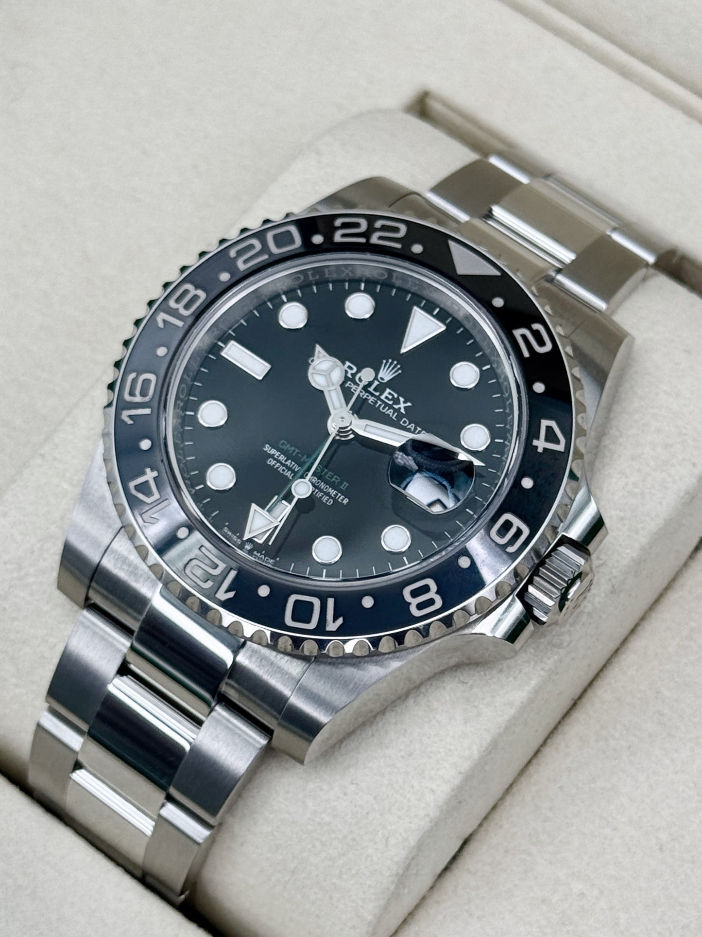 2025 Rolex GMT-Master II "Bruce Wayne" 40mm 126710GRNR Oyster
