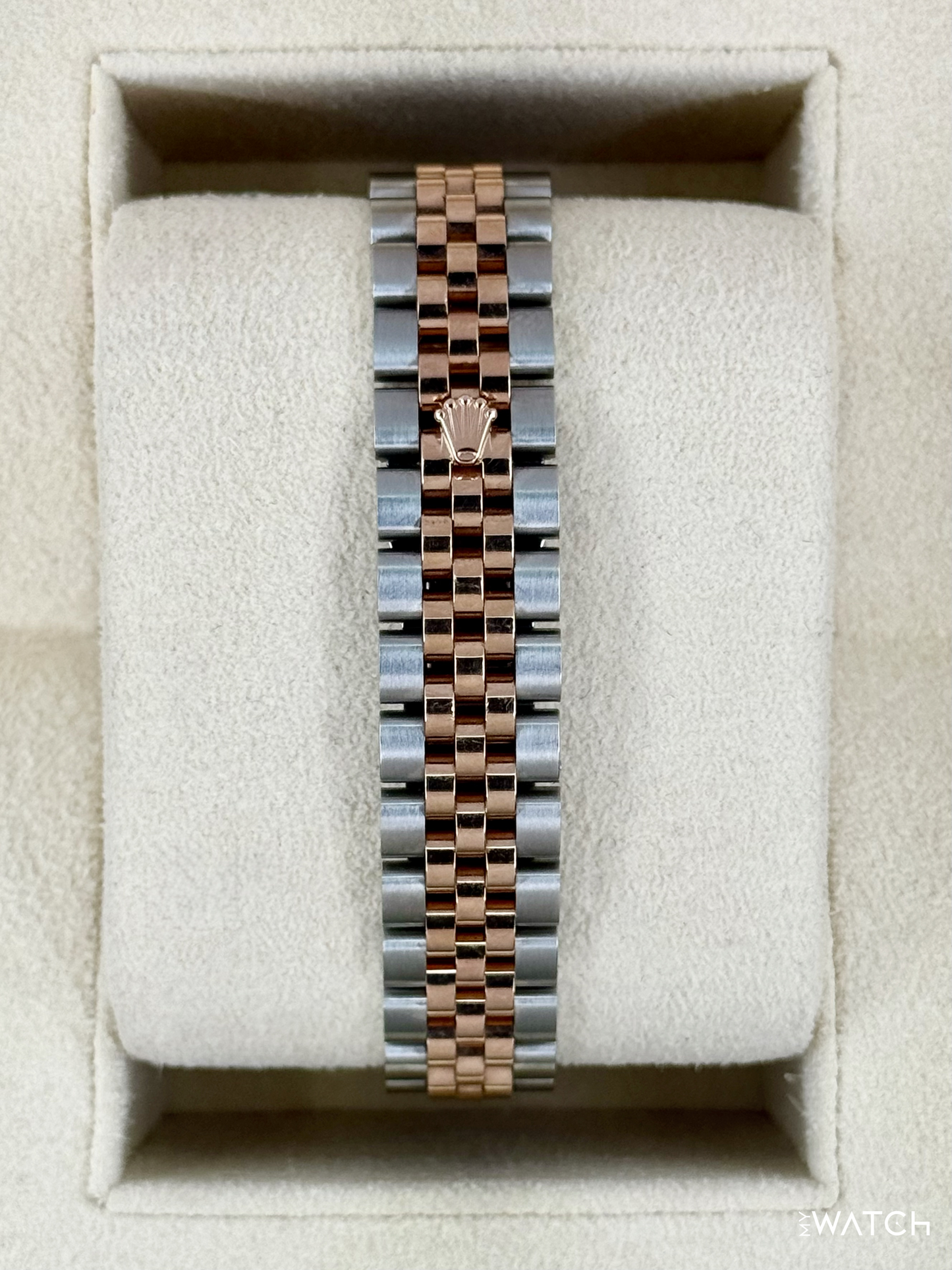 2023 Rolex Lady-Datejust 28mm 279171 Two-Tone Jubilee White Dial - MyWatchLLC