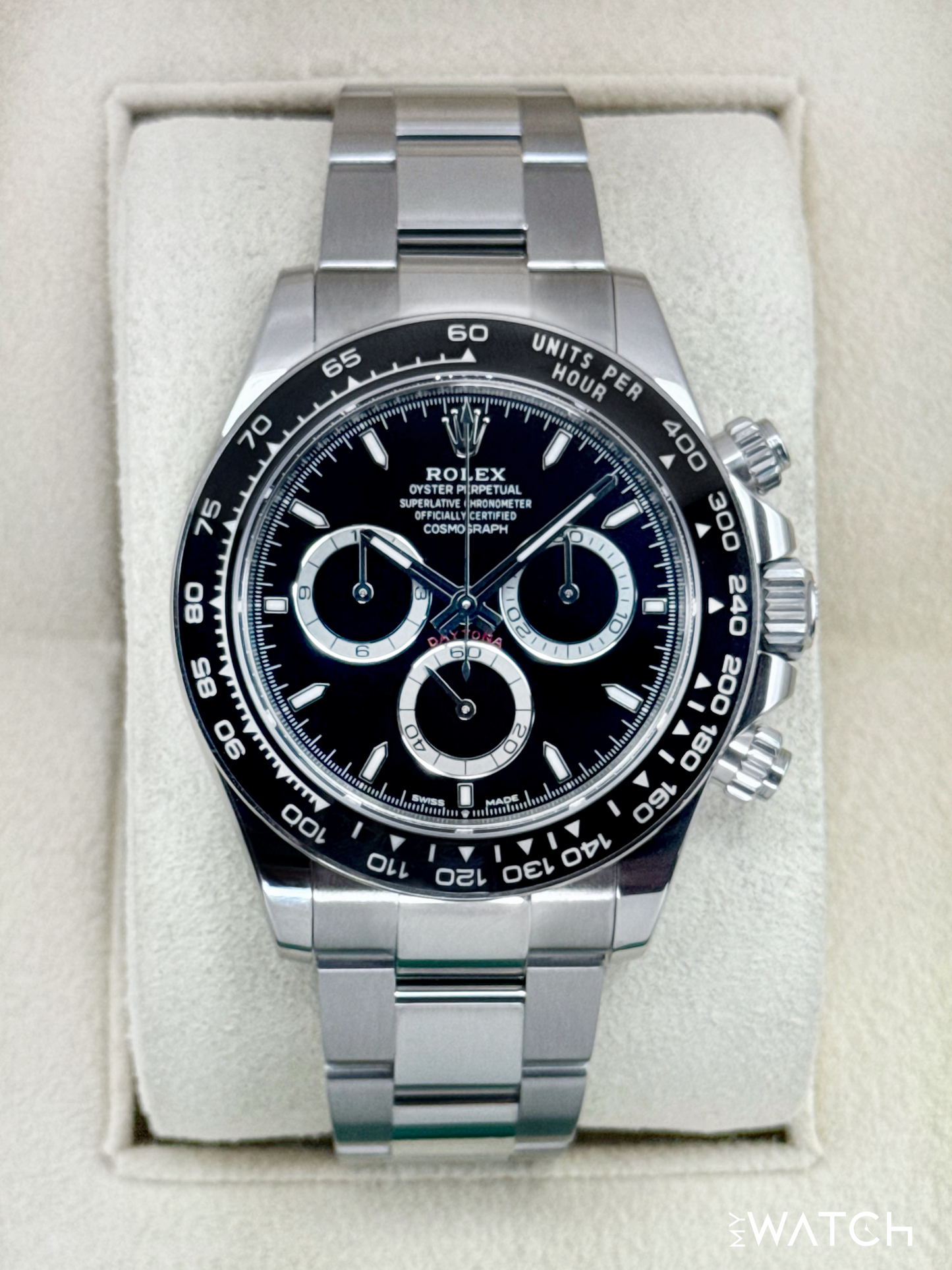 2024 Rolex Daytona 40mm 126500LN Stainless Steel Black Dial