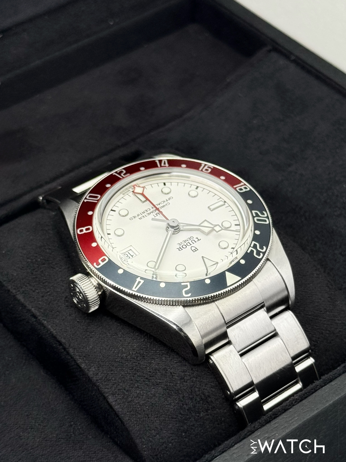 2023 Tudor Black Bay GMT 41mm 79830RB Stainless Steel White Dial