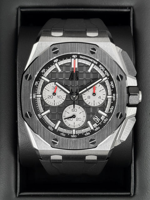2023 Audemars Piguet Royal Oak Chronograph 43mm 26420SO Black Dial