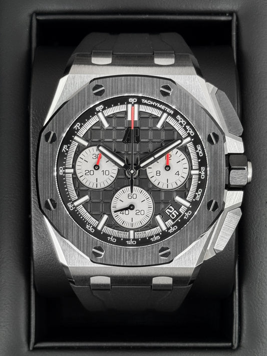 2023 Audemars Piguet Royal Oak Chronograph 43mm 26420SO Black Dial