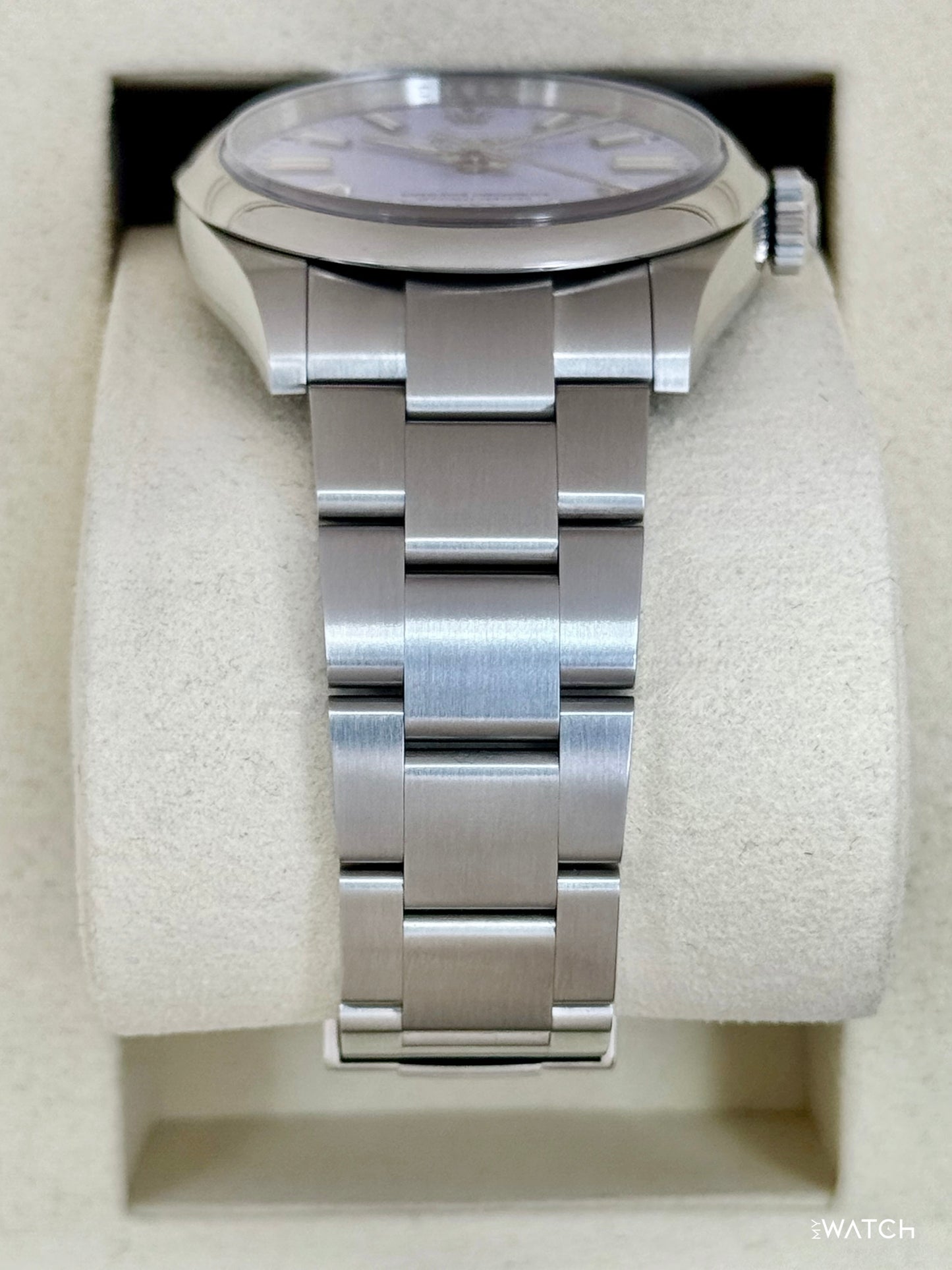 2026 Rolex Oyster Perpetual 41mm 134300 Lavender Dial - MyWatchLLC