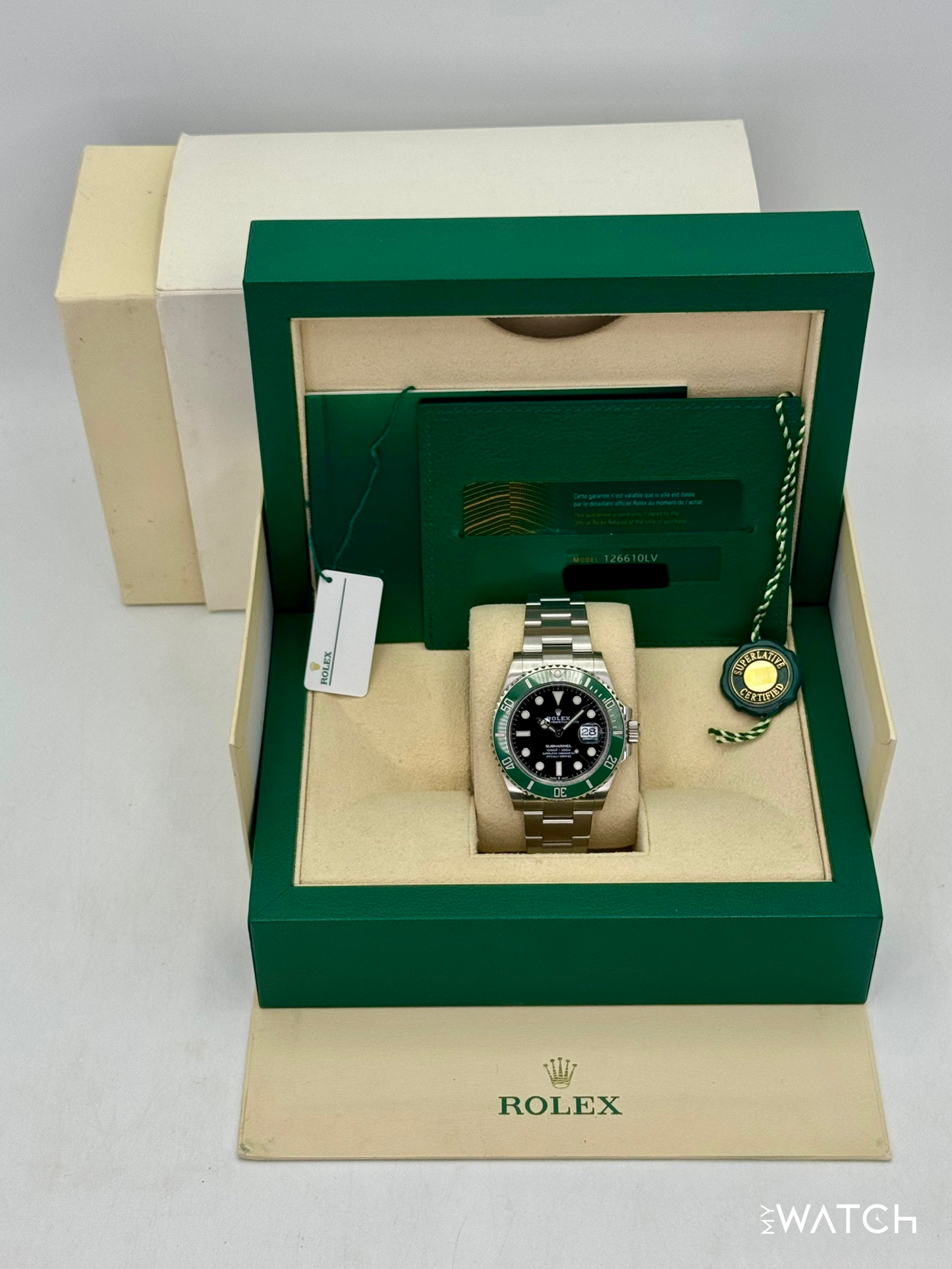 2022 Rolex Submariner "Starbucks" 41mm 126610LV Black Dial - MyWatchLLC