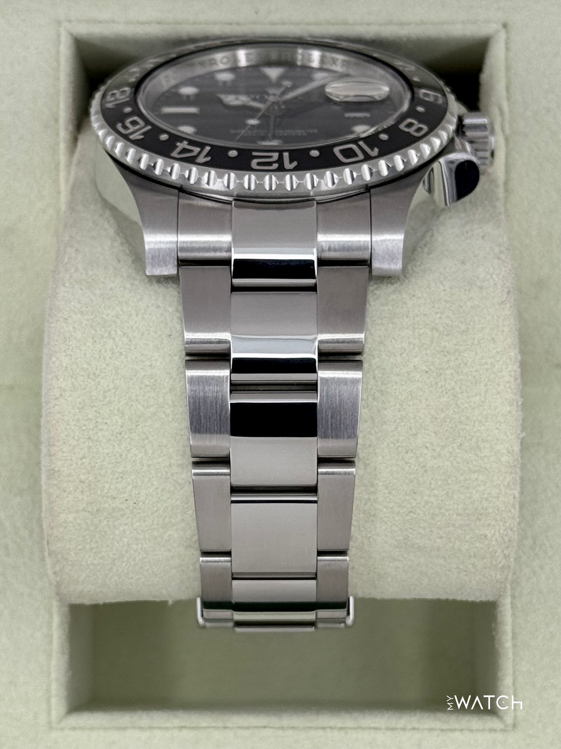 2014 Rolex GMT-Master II 40mm 116710LN Stainless Steel Black Dial - MyWatchLLC