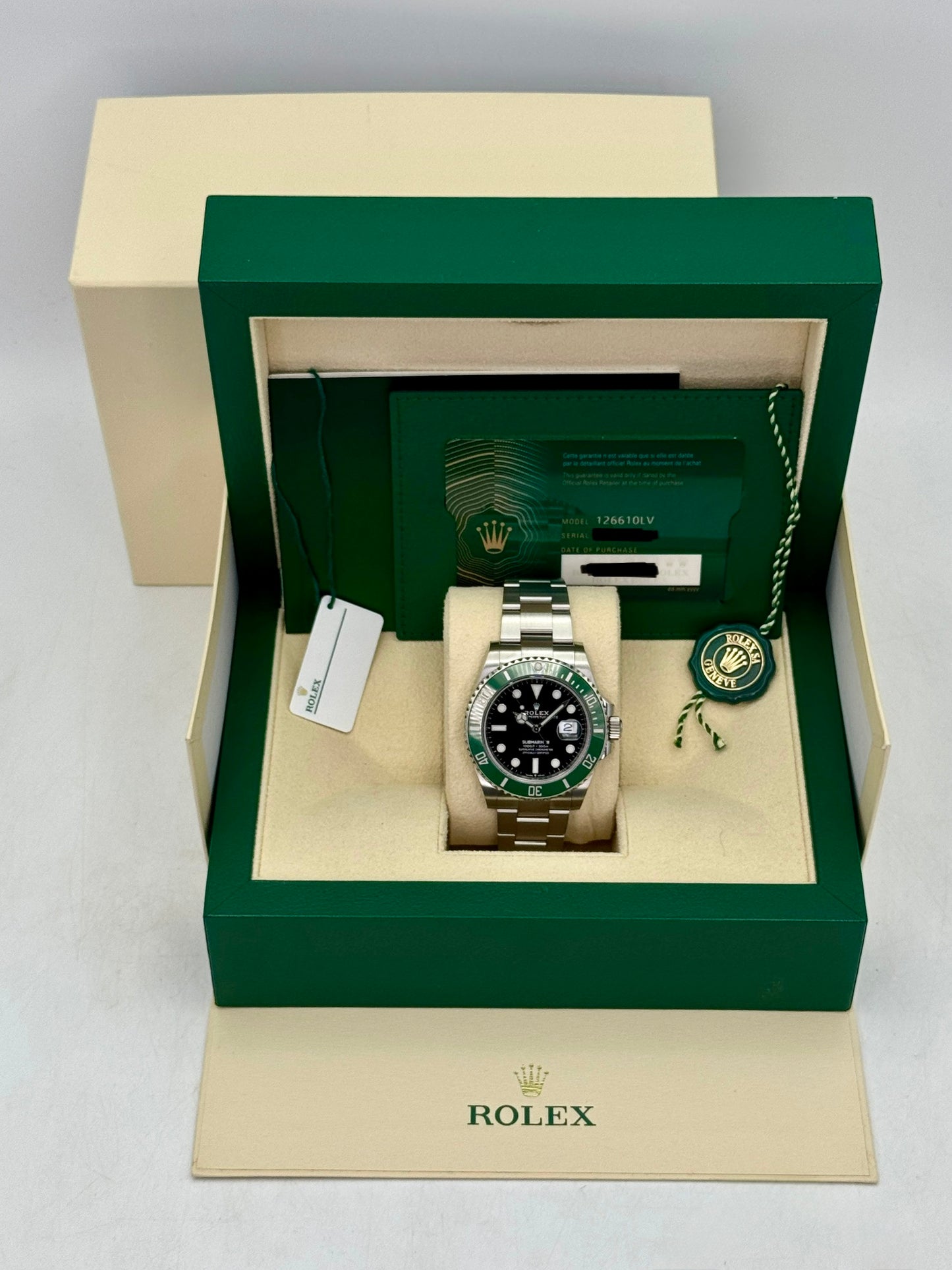 2022 Rolex Submariner Starbucks 41mm 126610LV Black Dial