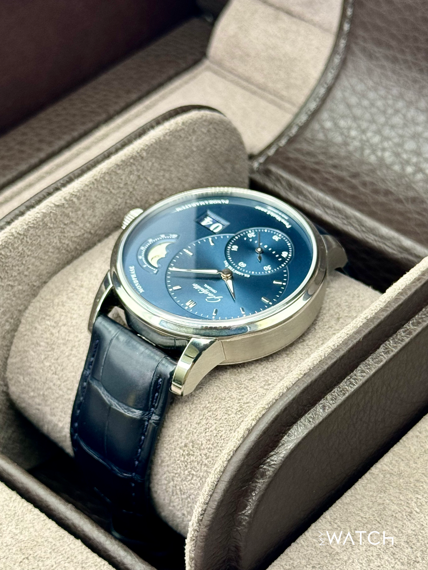 2025 Glashütte Original PanoMaticLunar 40mm 1-90-02-46-32-61 Blue Dial