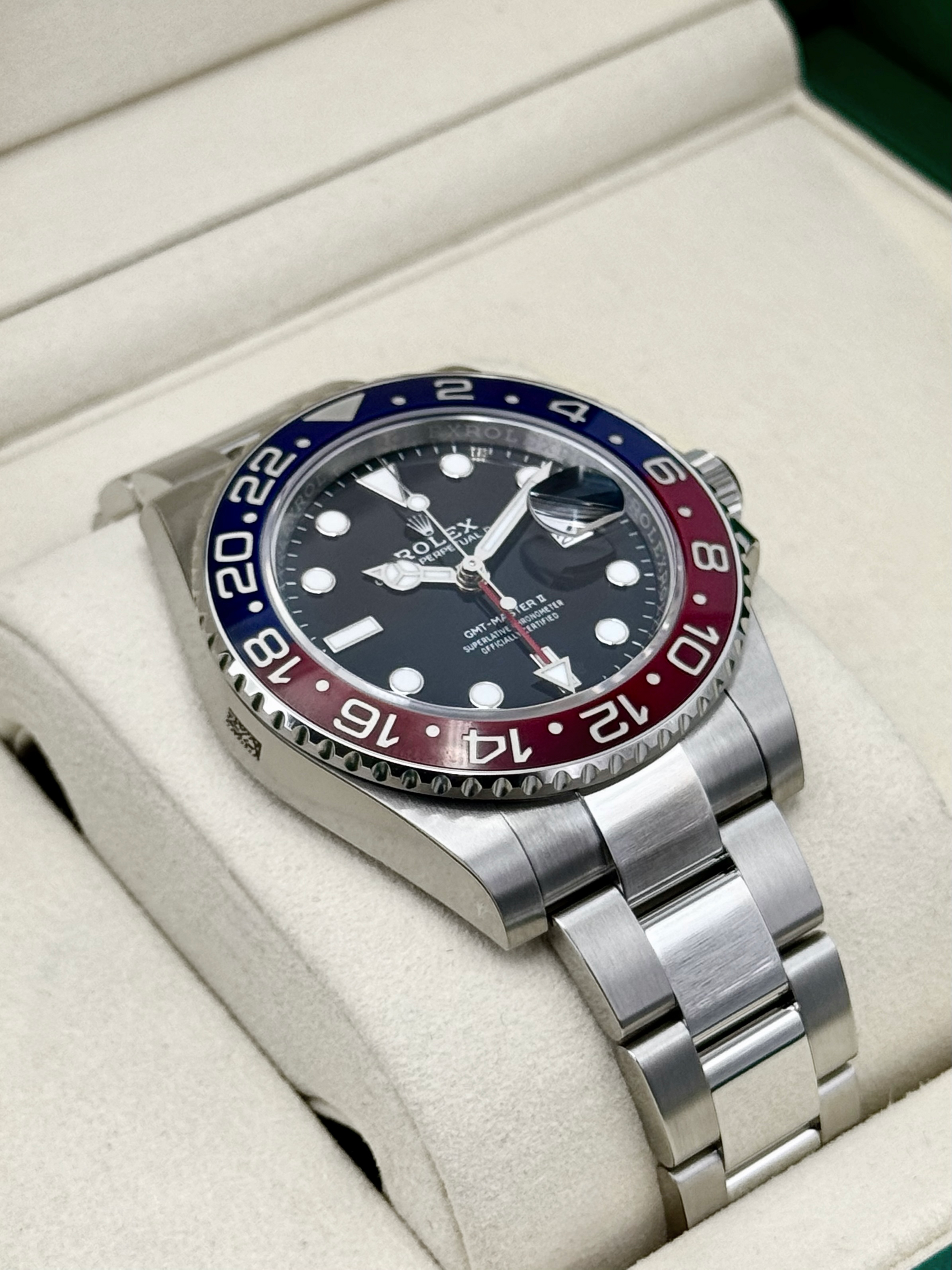 NEW 2026 Rolex GMT-Master II "Pepsi" 40mm 126710BLRO Oyster - MyWatchLLC
