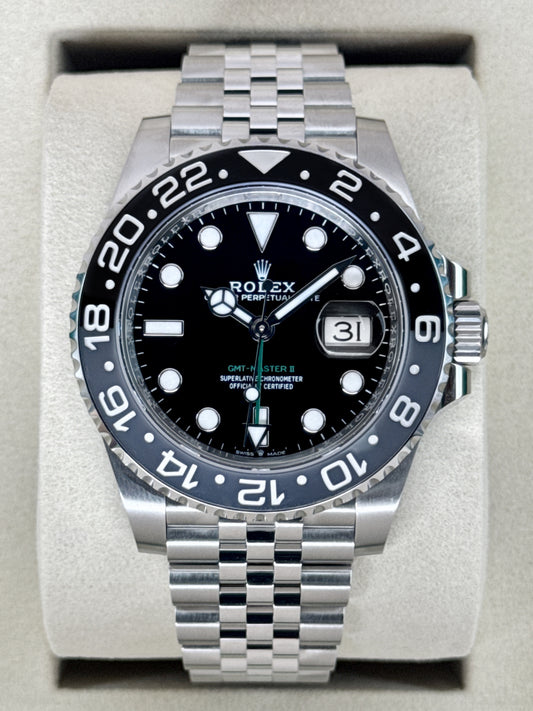 NEW 2026 Rolex GMT-Master II Bruce Wayne 40mm 126710GRNR Jubilee (NEW STYLE CARD)
