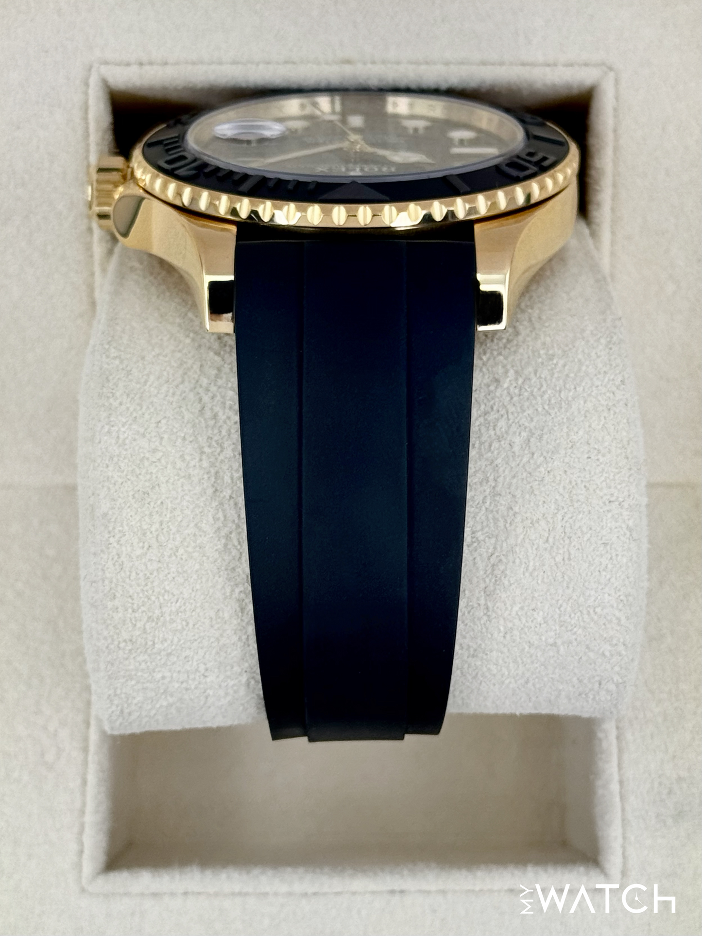 2024 Rolex Yacht-Master 42mm 226658 Gold Oysterflex Black Dial