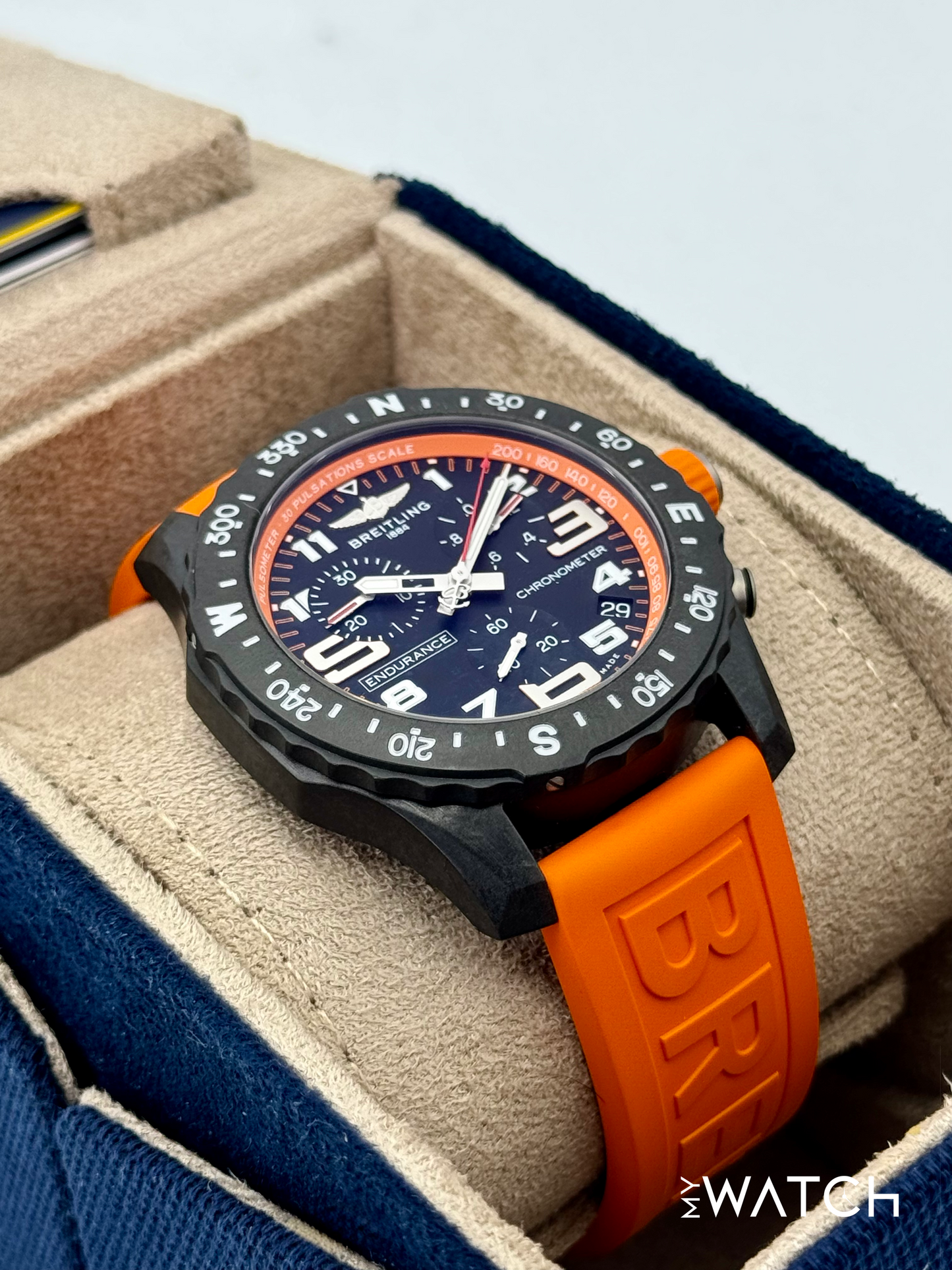 2023 Breitling Endurance Pro 44mm X82310 Plastic Black Dial