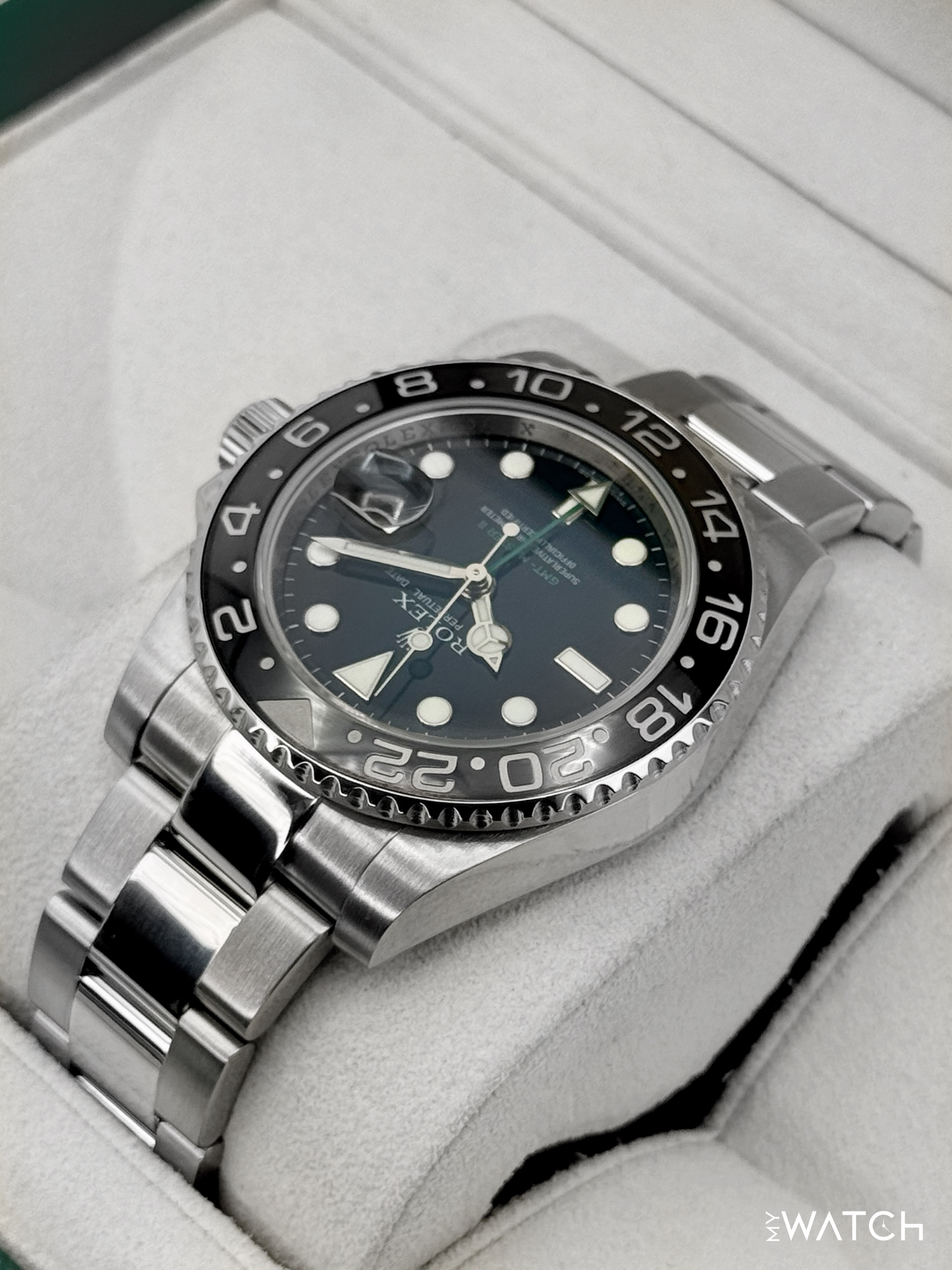 2007 Rolex GMT-Master II 40mm 116710LN Stainless Steel Black Dial - MyWatchLLC