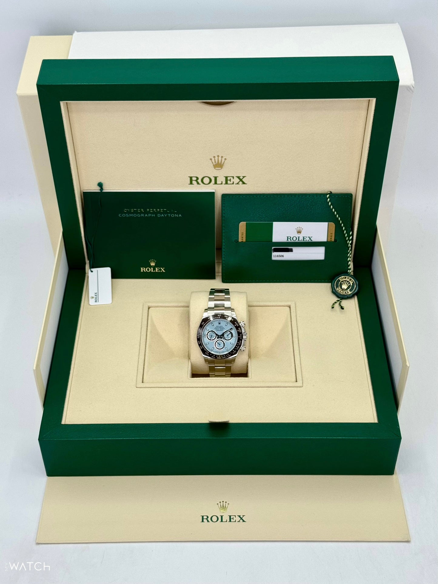 2018 Rolex Daytona 40mm 116506 Platinum Ice Blue Dial