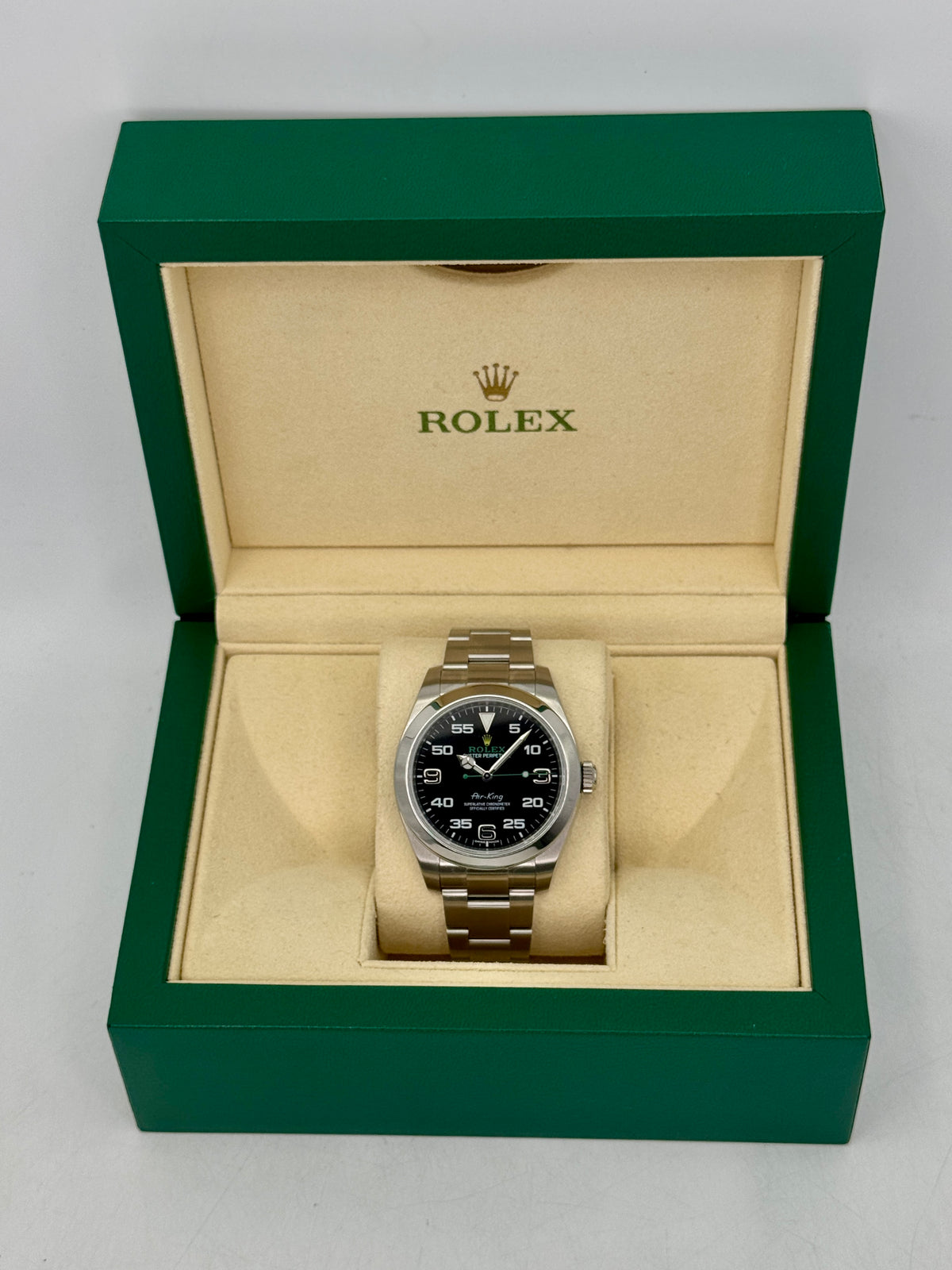 2026 Rolex Air-King 40mm 116900 Stainless Steel Black Dial (CPO)