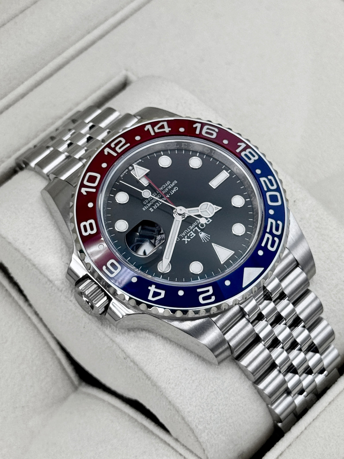 2022 Rolex GMT-Master II Pepsi 40mm 126710BLRO Jubilee