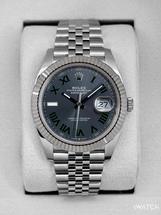 NEW 2026 Rolex Datejust 41mm 126334 Jubilee Wimbledon Dial