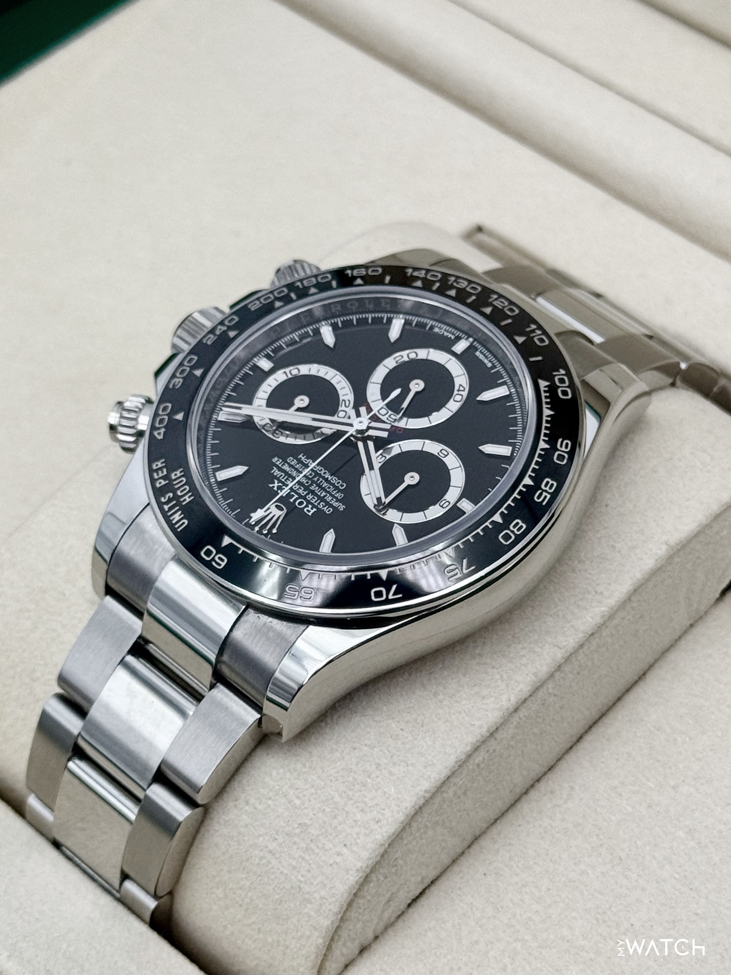 2025 Rolex Daytona 40mm 126500LN Stainless Steel Black Dial - MyWatchLLC
