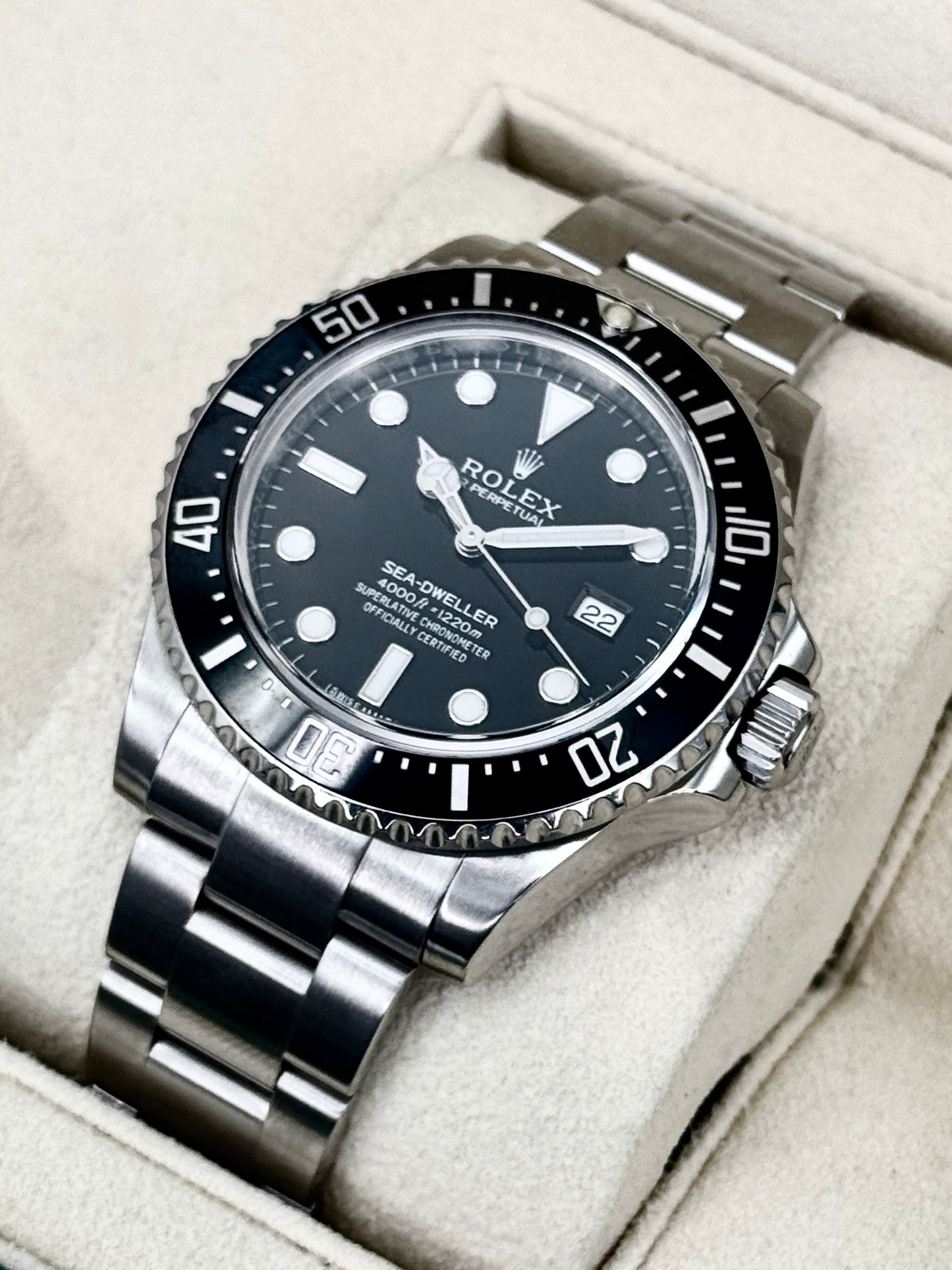 2016 Rolex Sea-Dweller 4000 "SD4K" 40mm 116600 Black Dial