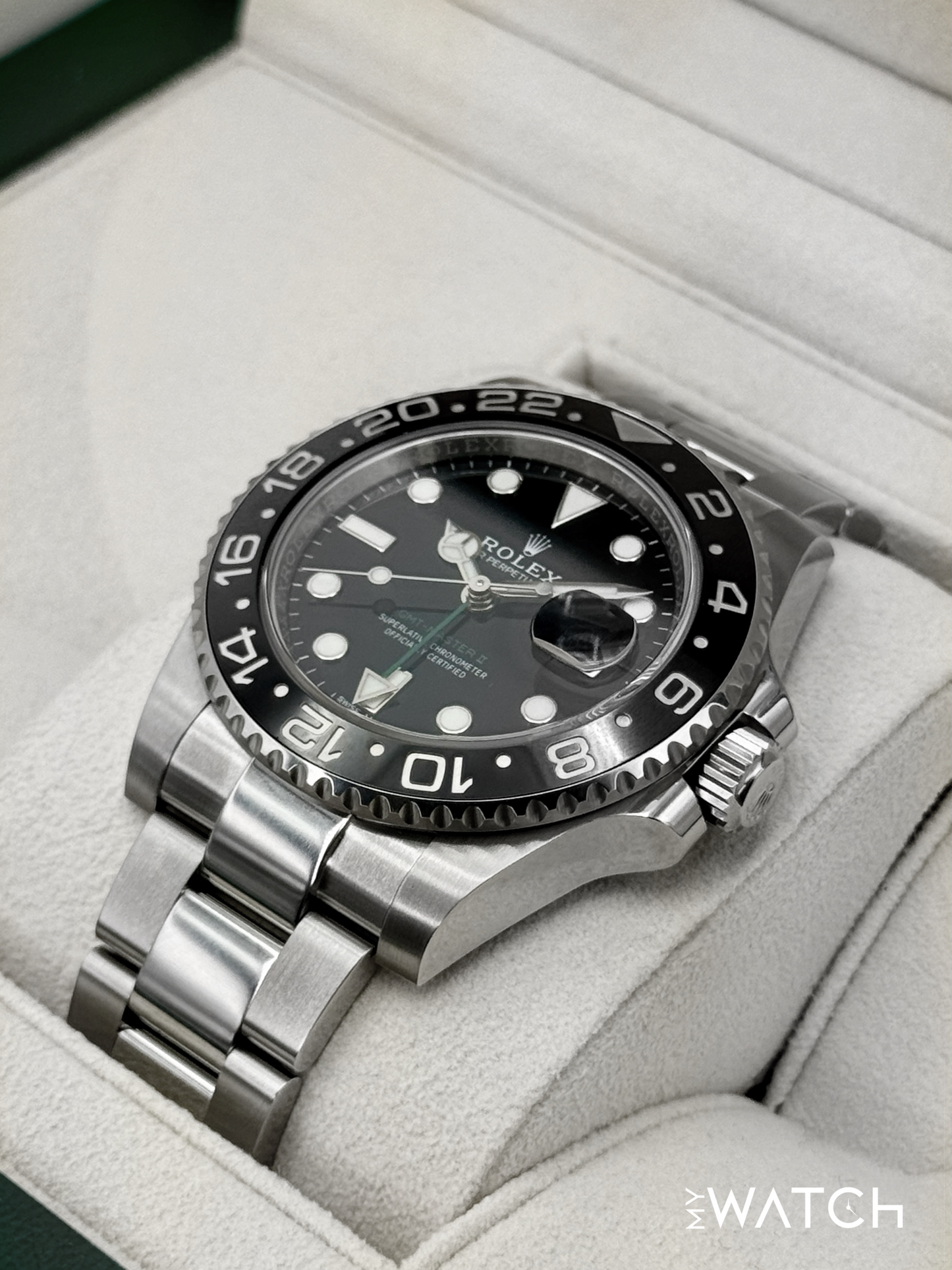 2019 Rolex GMT-Master II 40mm 116710LN Stainless Steel Black Dial