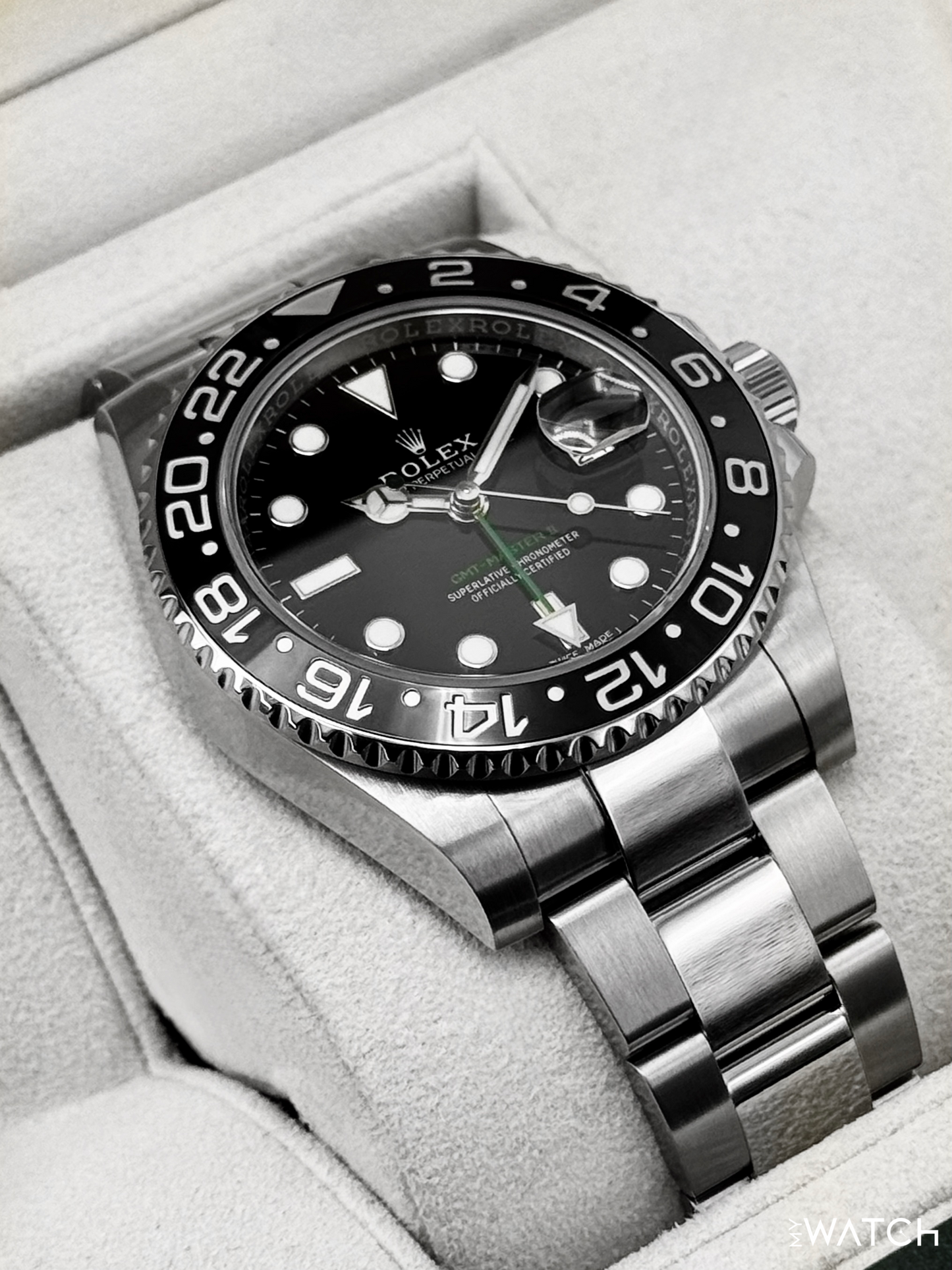 2018 Rolex GMT-Master II 40mm 116710LN Stainless Steel Black Dial - MyWatchLLC