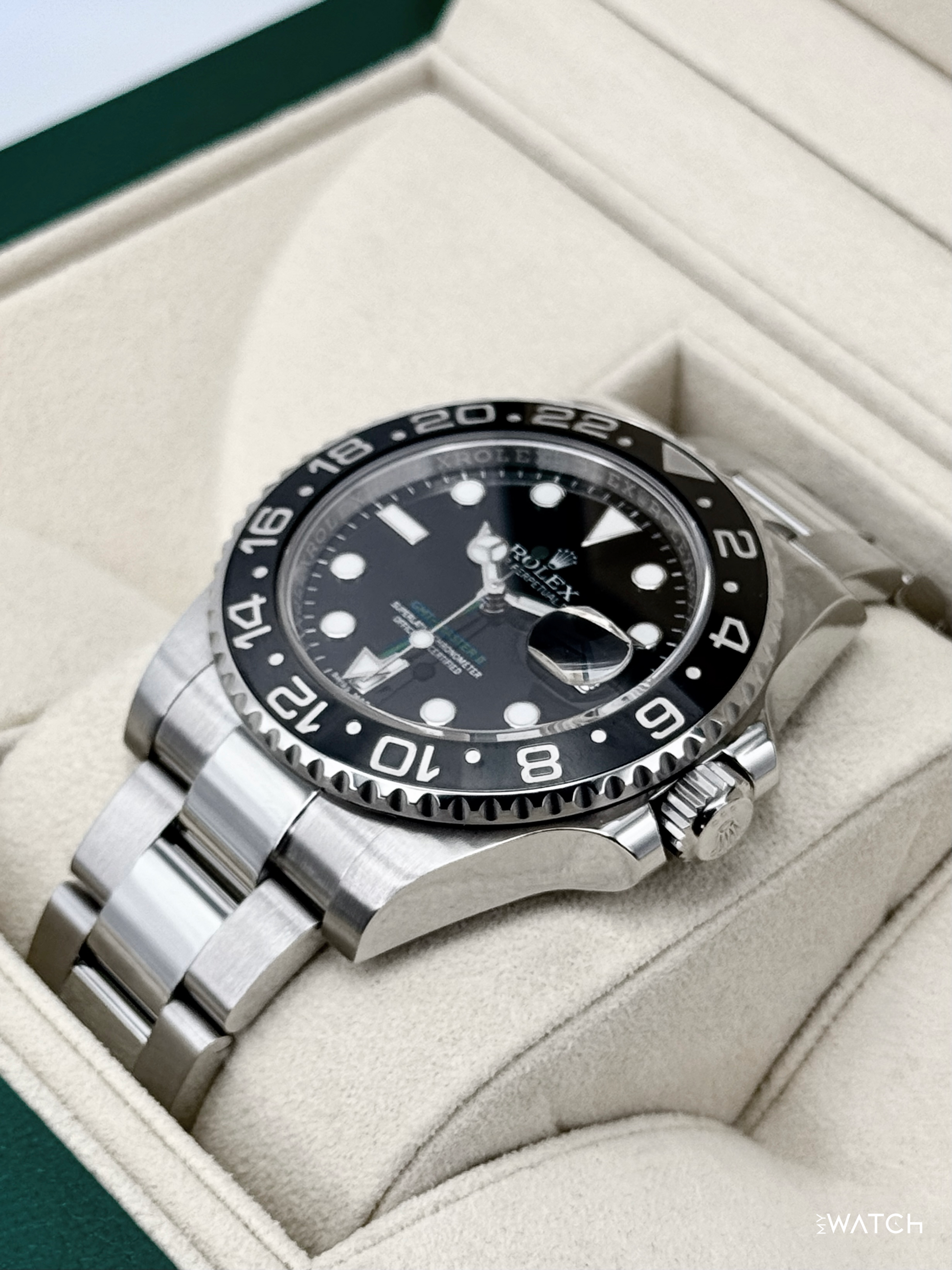 2018 Rolex GMT-Master II 40mm 116710LN Stainless Steel Black Dial - MyWatchLLC