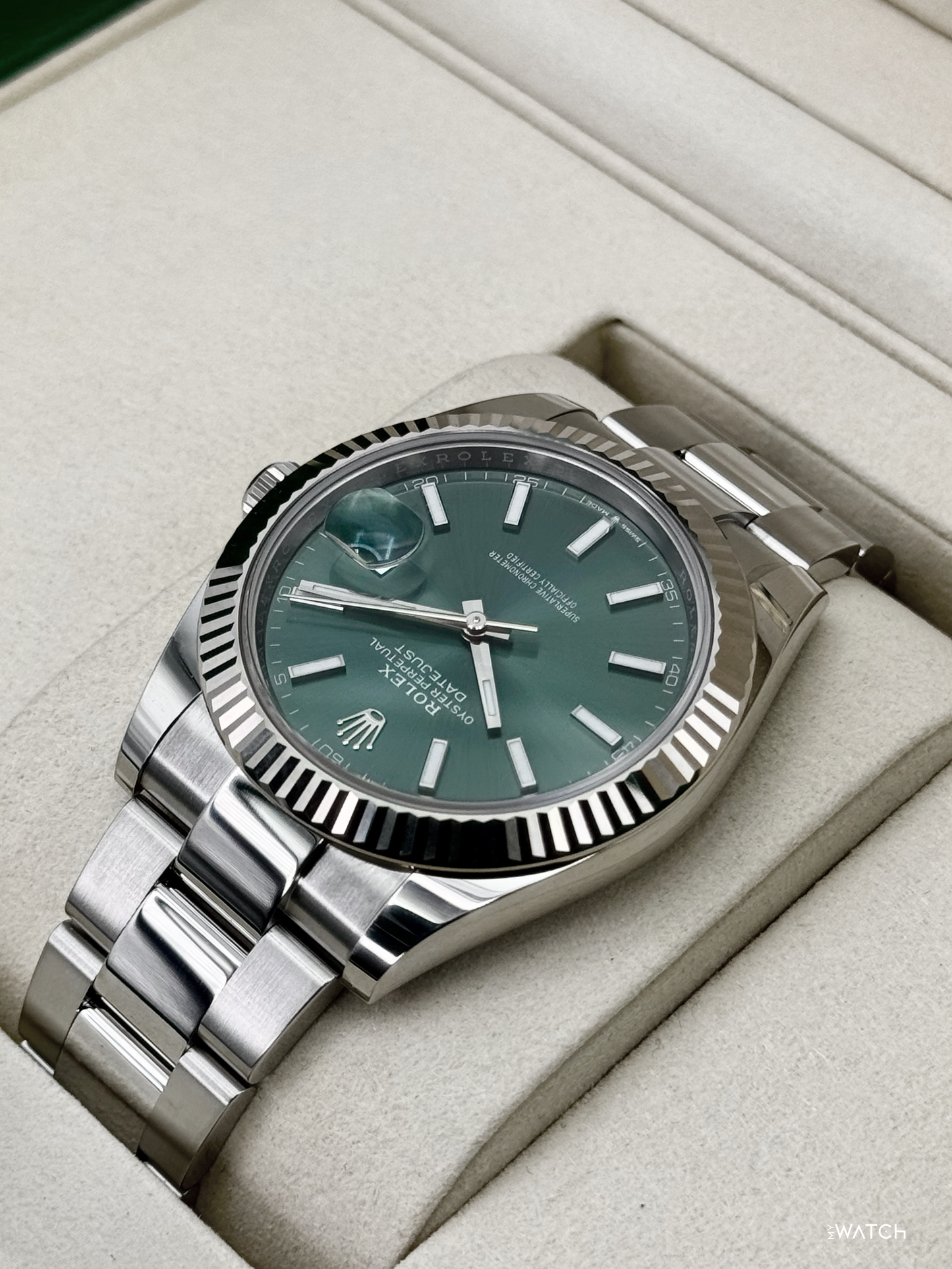 NEW 2026 Rolex Datejust 41mm 126334 Oyster Green Dial - MyWatchLLC