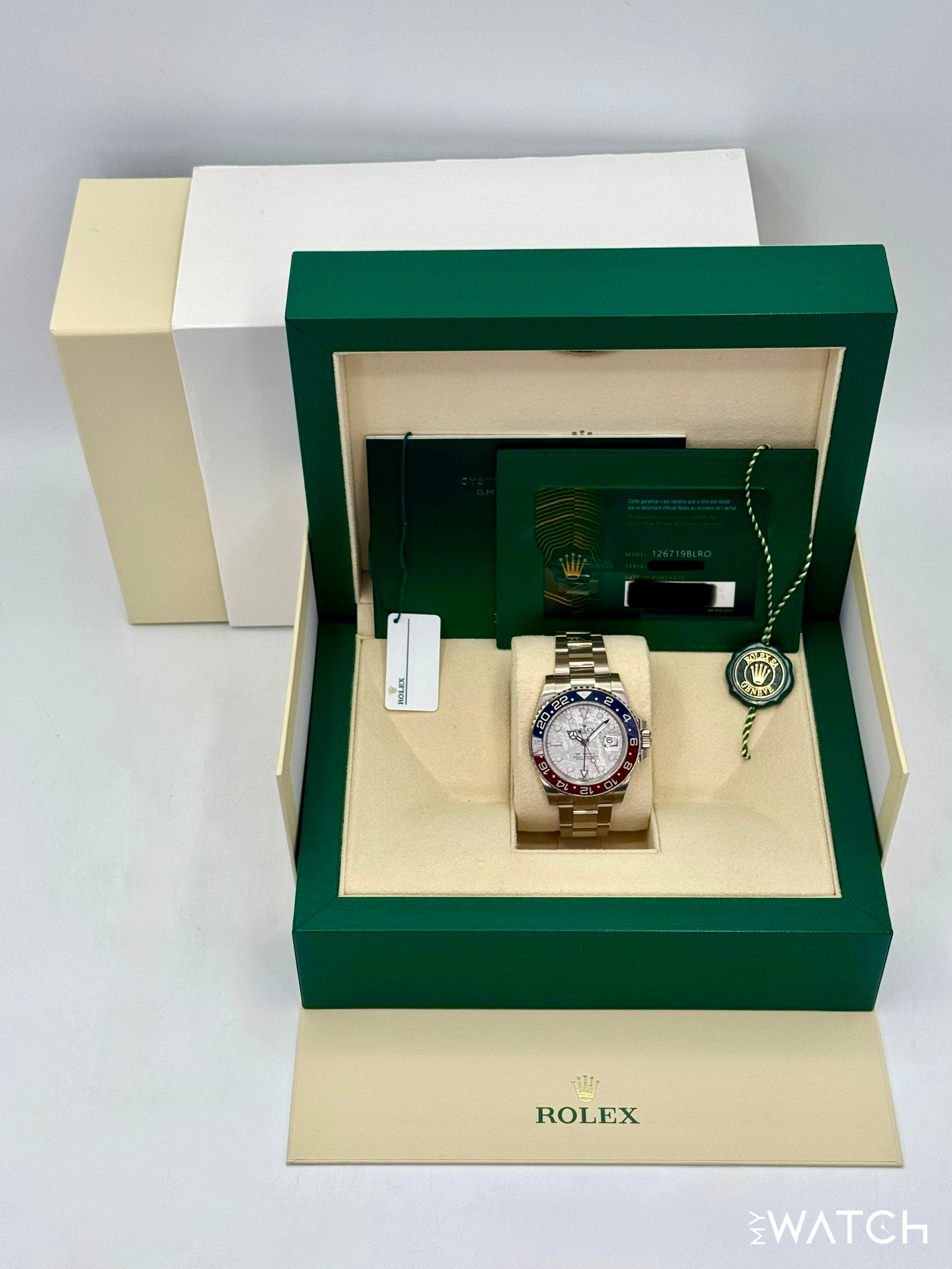2023 Rolex GMT-Master II "Pepsi" 40mm 126719BLRO Meteorite Dial - MyWatchLLC