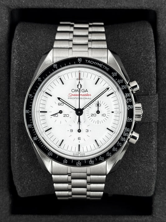 2026 Omega Speedmaster Moonwatch Pro 42mm 310.30.42.50.04.001 White Dial