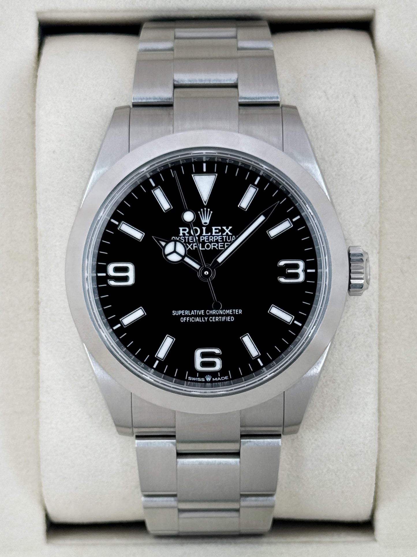 2026 Rolex Explorer 40mm 224270 Black Dial