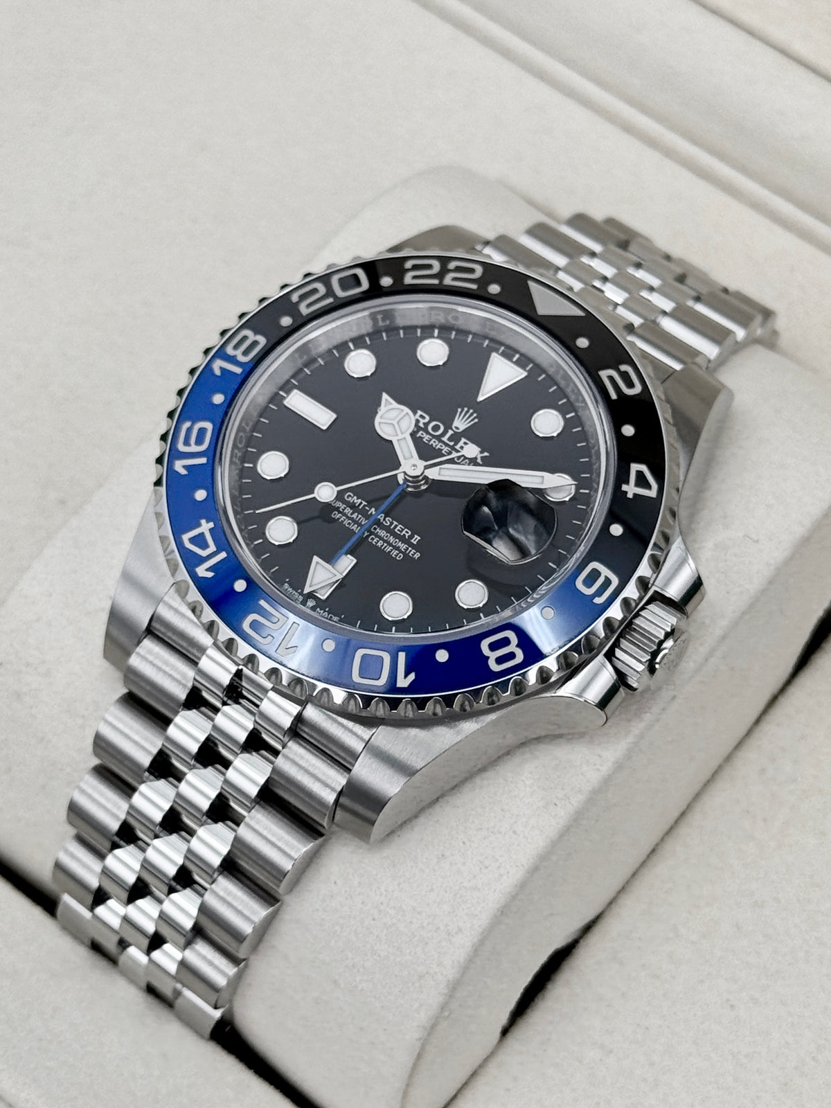 NEW 2026 Rolex GMT-Master II "Batgirl" 40mm 126710BLNR Jubilee