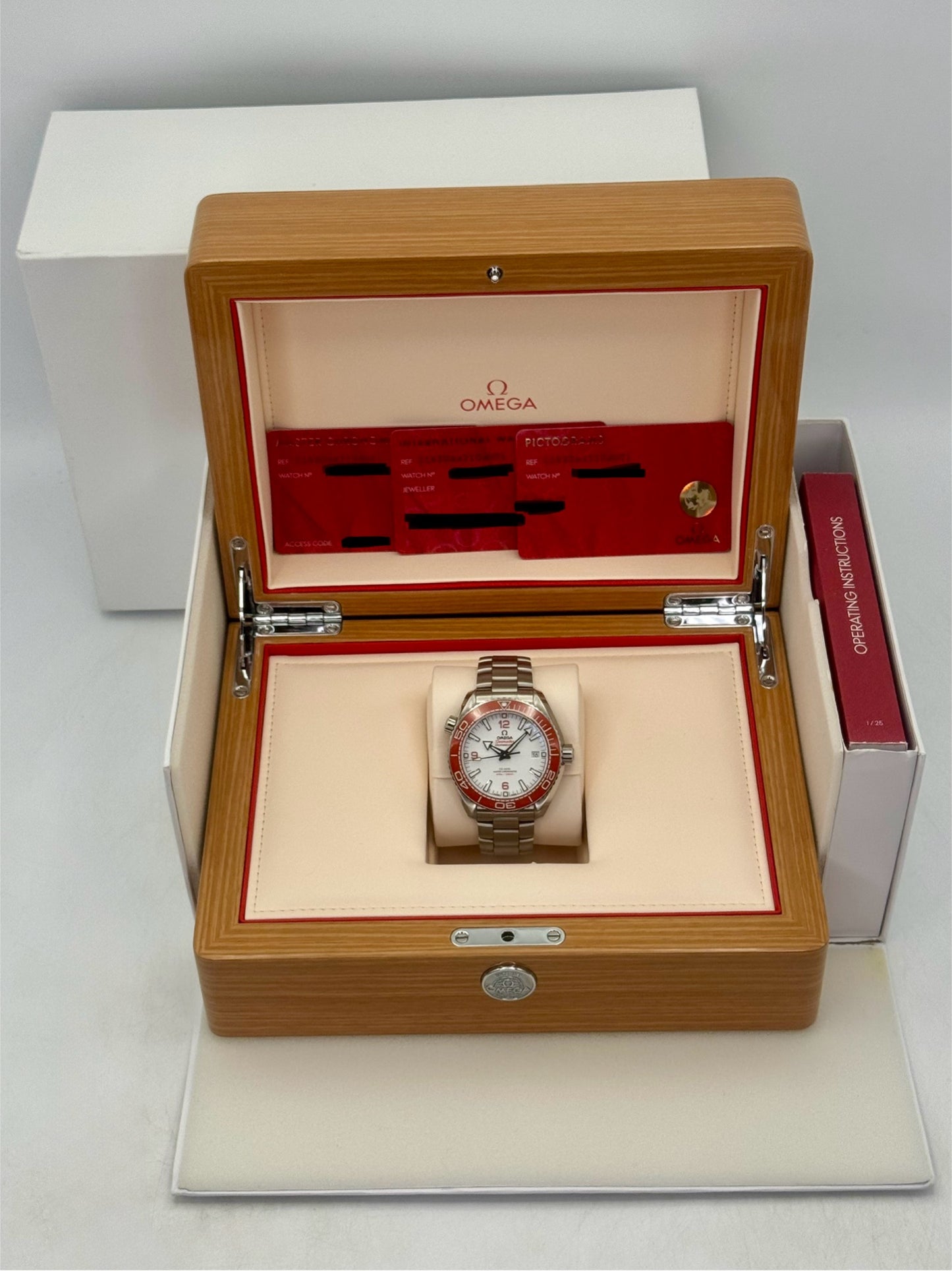 2023 Omega Seamaster Planet Ocean 43.5mm 215.30.44.21.04.001 White Dial