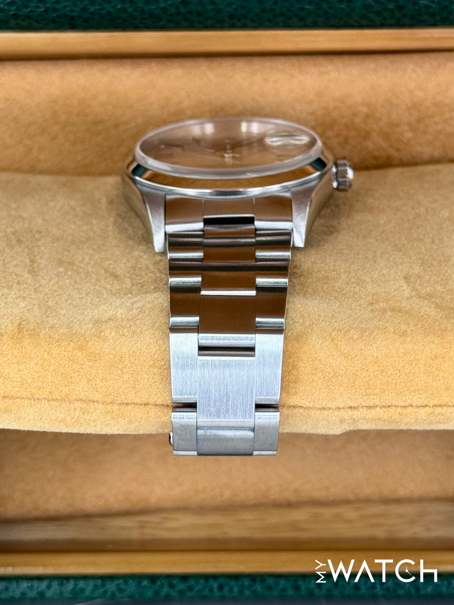 2001 Rolex Oyster Perpetual Date 34mm 15200 Stainless Steel Silver Dial