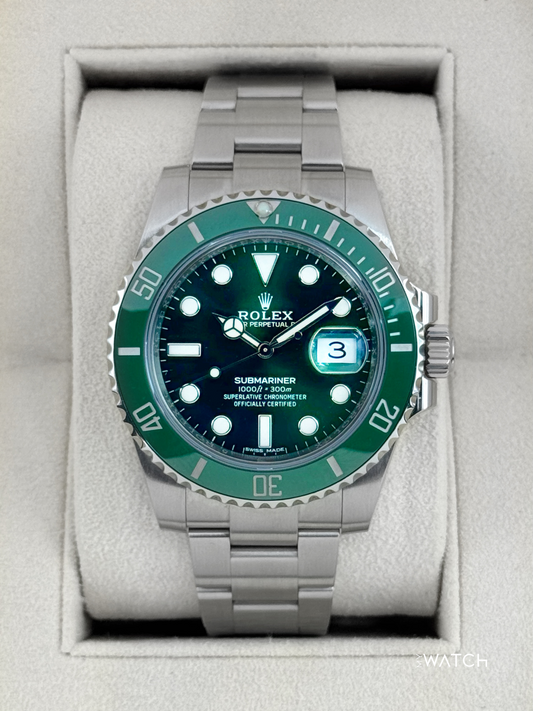 2020 Rolex Submariner “Hulk” 40mm 116610LV Green Dial