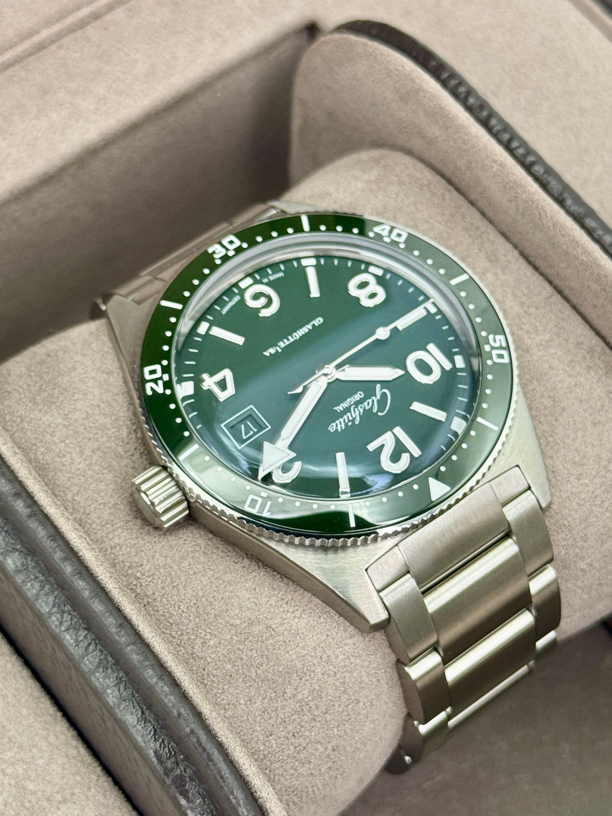 2026 Glashütte Original Seaq 39mm 1-39-11-13-83-70 Stainless Steel Green Dial