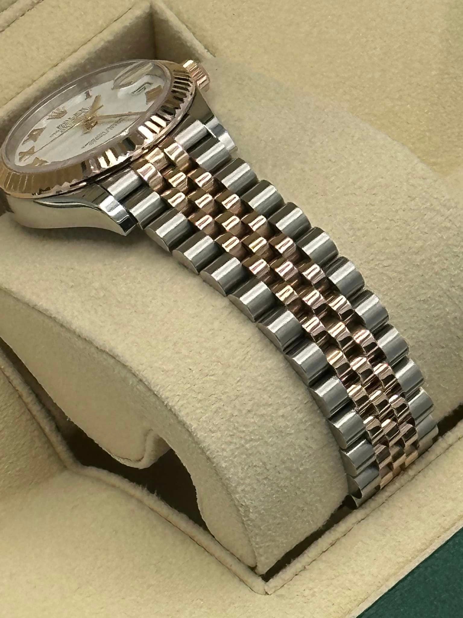 2023 Rolex Datejust 31 278271 Two-Tone RG/Steel White Roman Numeral - MyWatchLLC