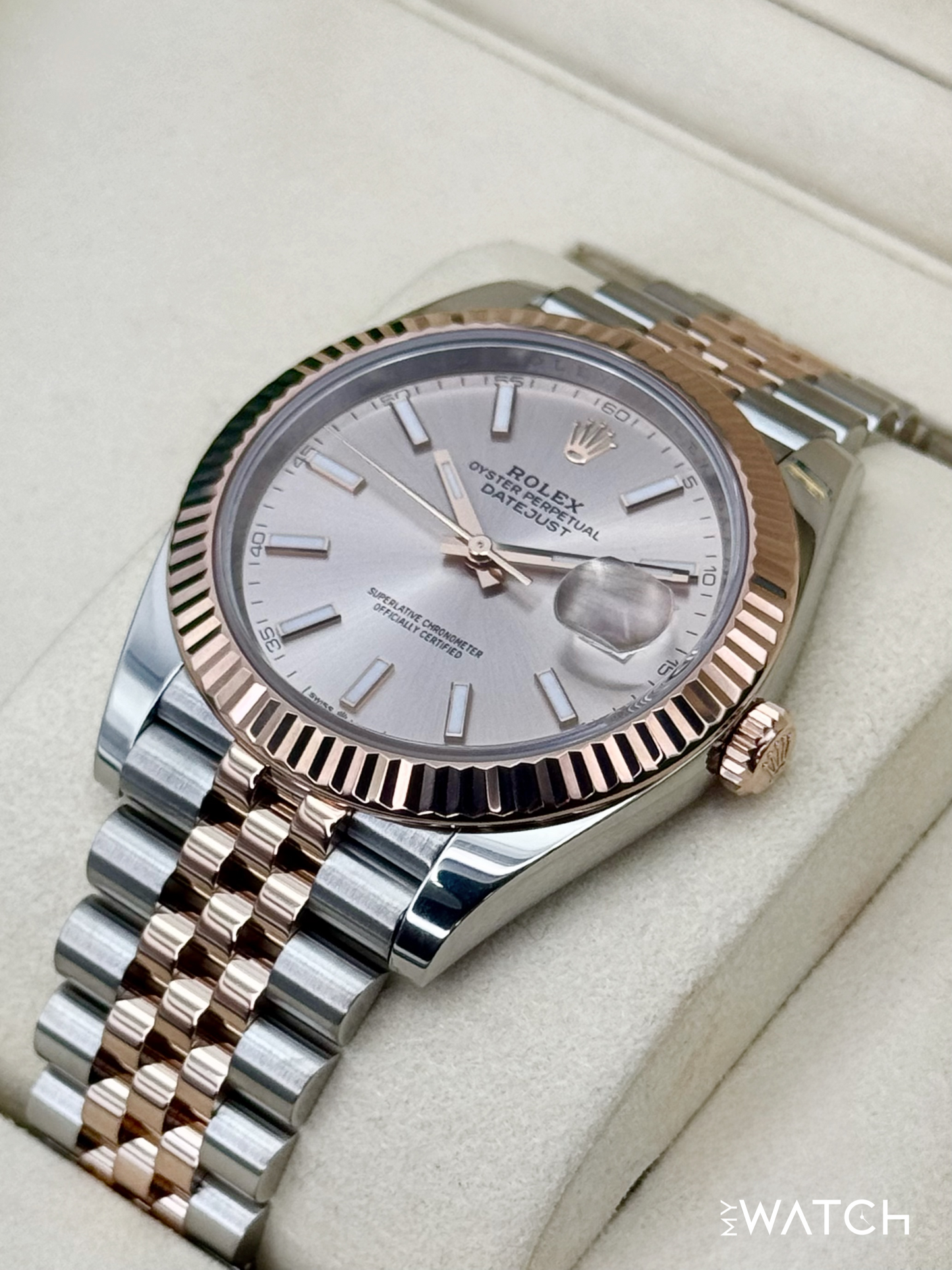 2025 Rolex Datejust 41mm 126331 Two-Tone Jubilee Sundust Dial