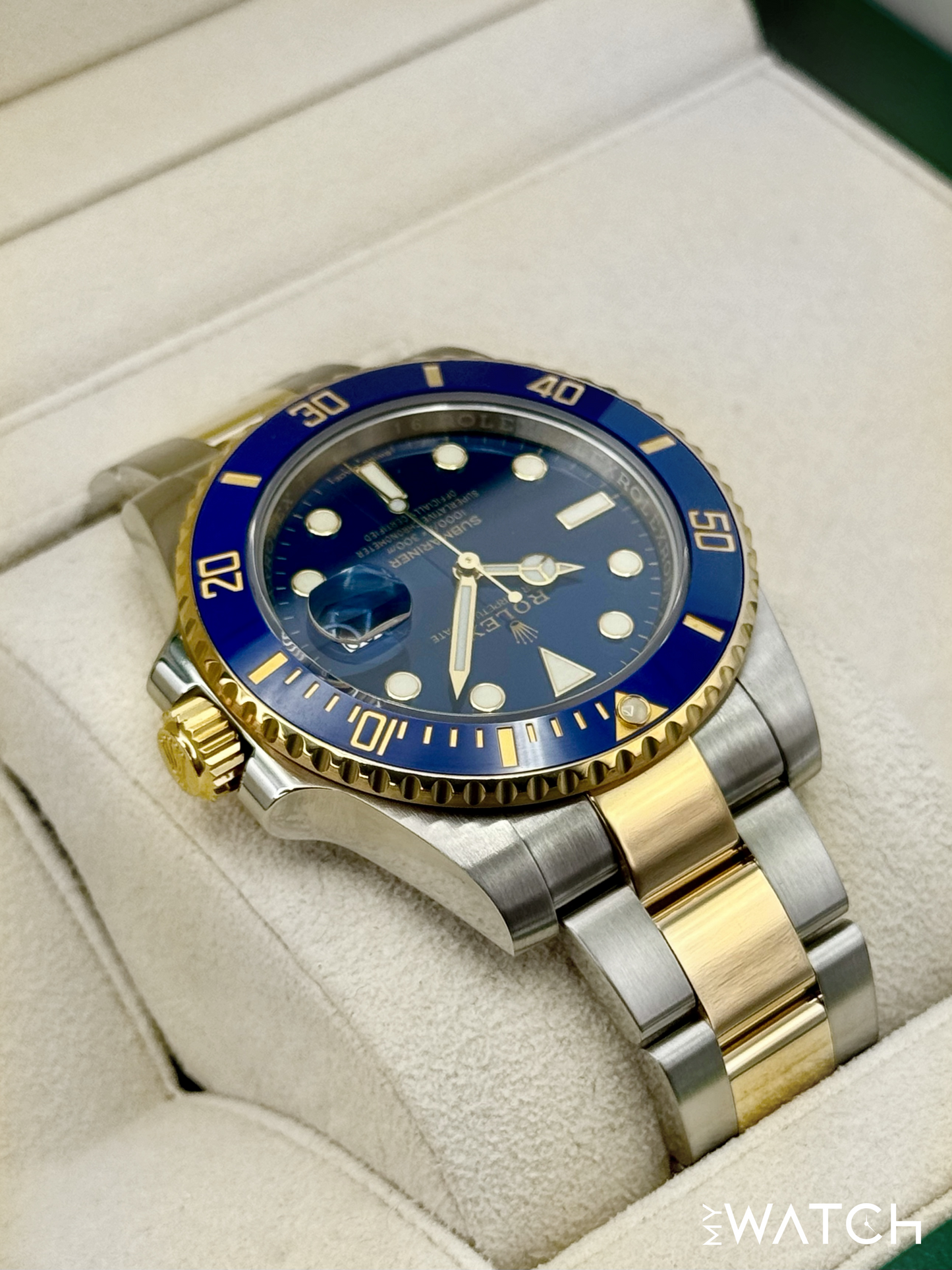 2019 Rolex Submariner "Bluesy" 40mm 116613LB Two-Tone Blue Dial