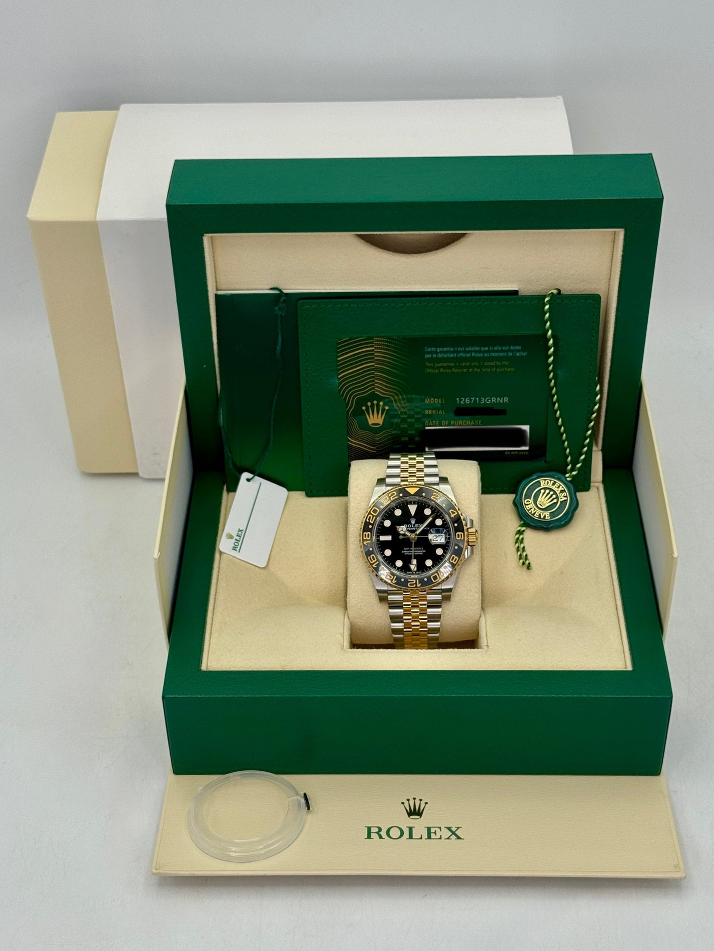 2024 Rolex GMT-Master II 40mm 126713GRNR Two-Tone Jubilee