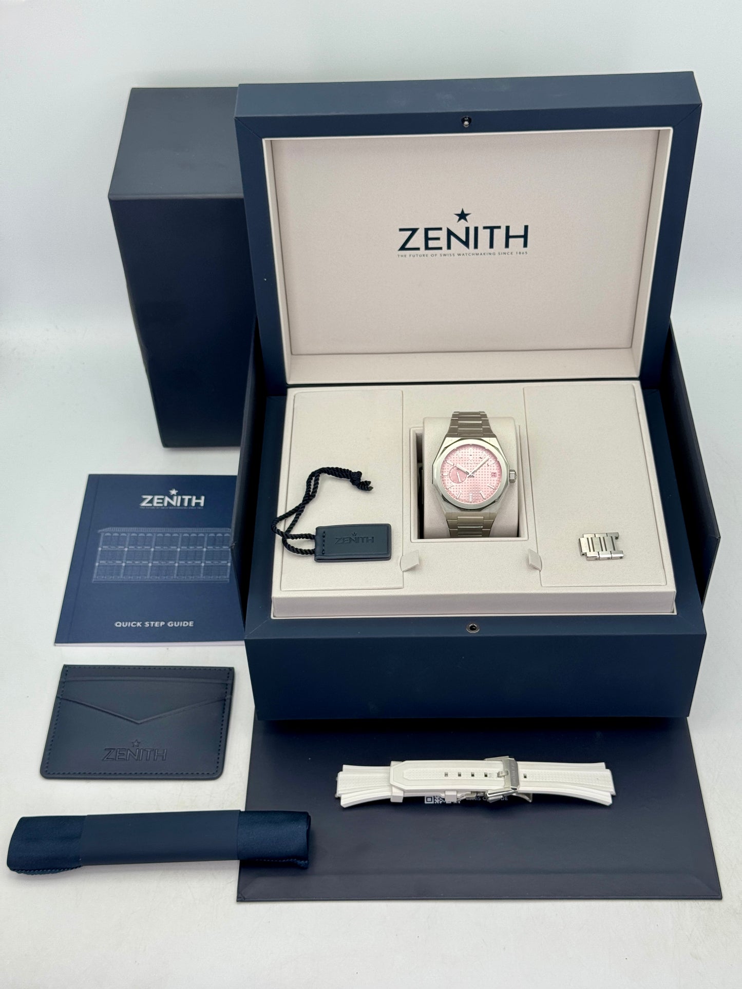 Zenith Defy Skyline 41mm 03.9301.3620/18.I001 Stainless Steel Pink Dial