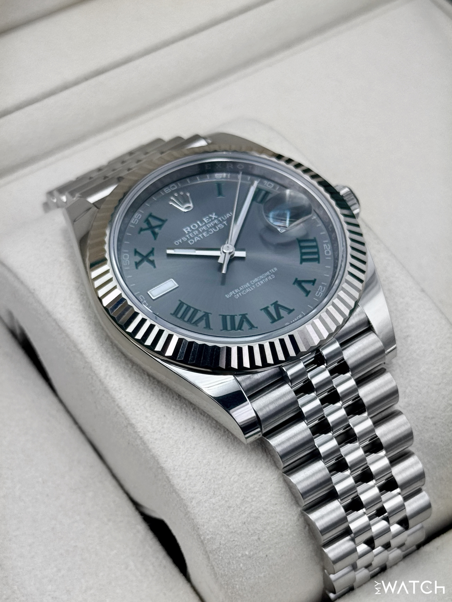 2025 Rolex Datejust 41mm 126334 Jubilee Wimbledon Dial