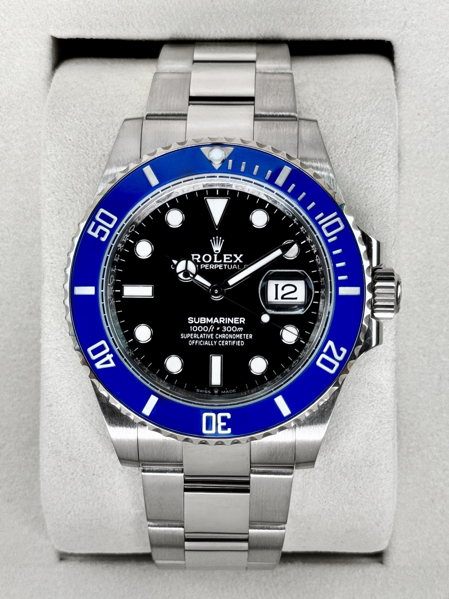 2025 Rolex Submariner Cookie Monster 41mm 126619LB White Gold Black Dial