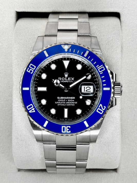 2025 Rolex Submariner Cookie Monster 41mm 126619LB White Gold Black Dial
