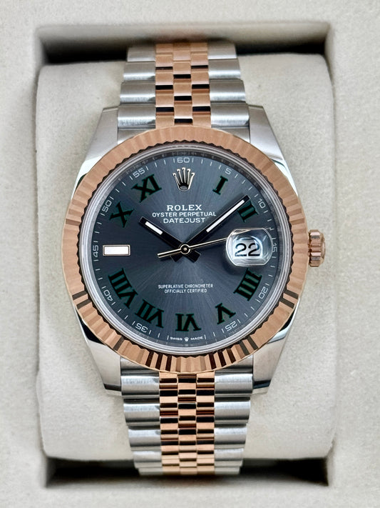 2025 Rolex Datejust 41mm 126331 Two-Tone Jubilee Wimbledon Dial