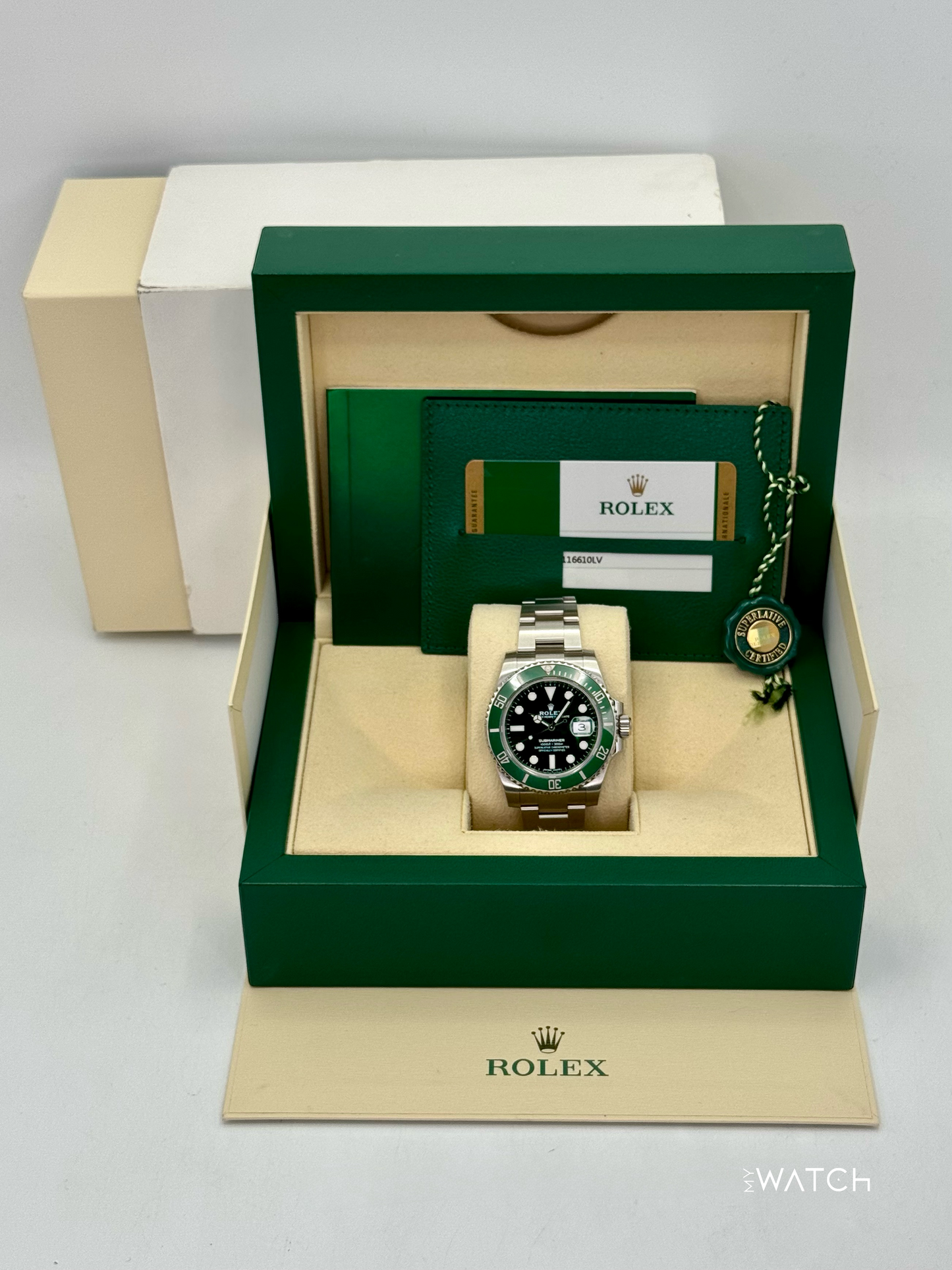 2020 Rolex Submariner “Hulk” 40mm 116610LV Green Dial