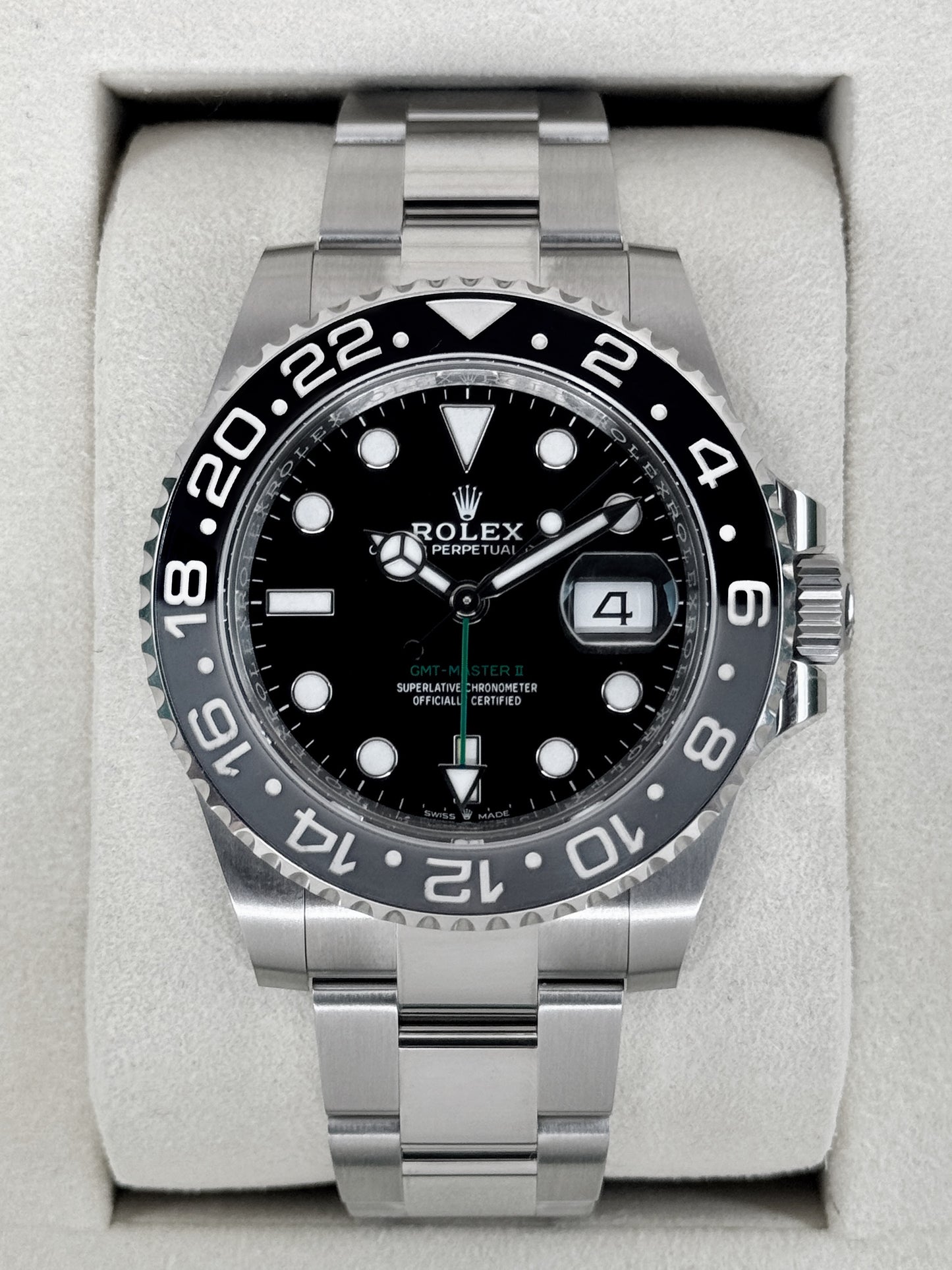 2025 Rolex GMT-Master II "Bruce Wayne" 40mm 126710GRNR Oyster