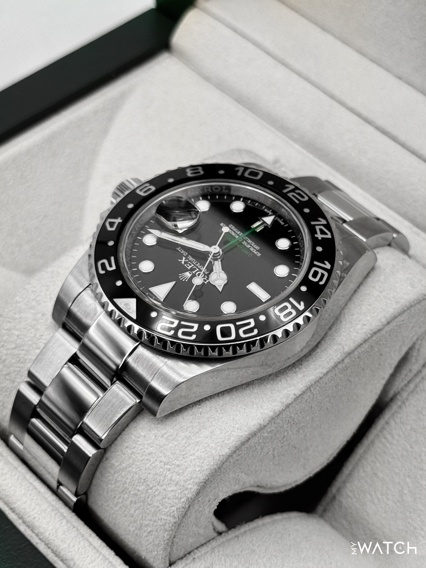 2016 Rolex GMT-Master II 40mm 116710LN Stainless Steel Black Dial - MyWatchLLC